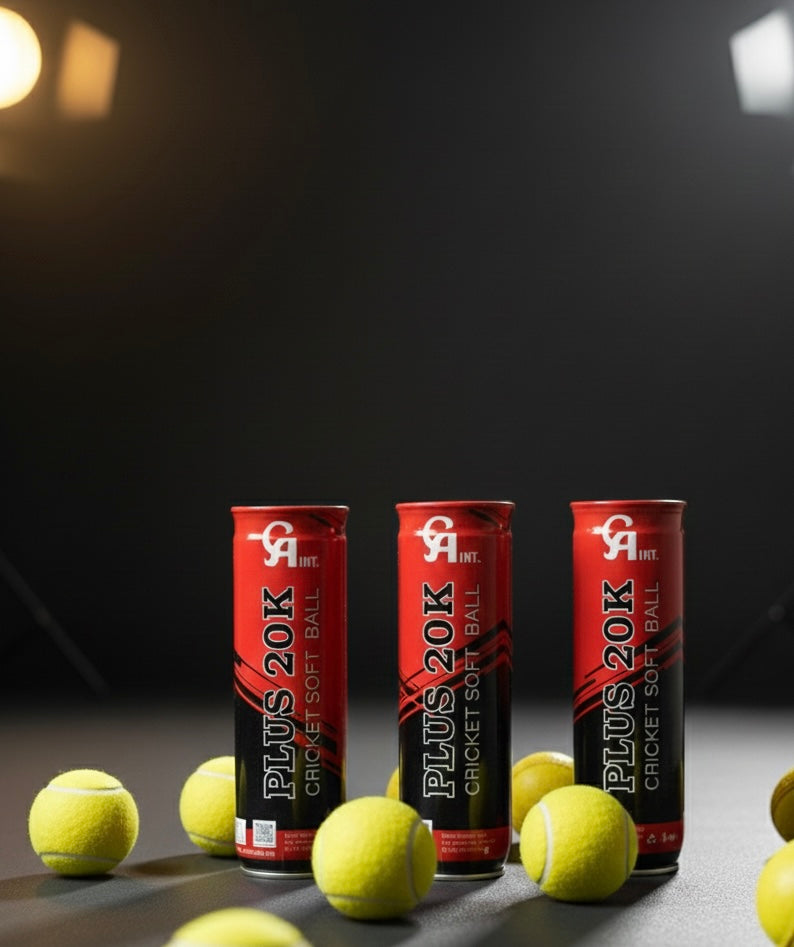 CA 20K Plus Tape ball-Soft Tennis Cricket ball- Set of 3