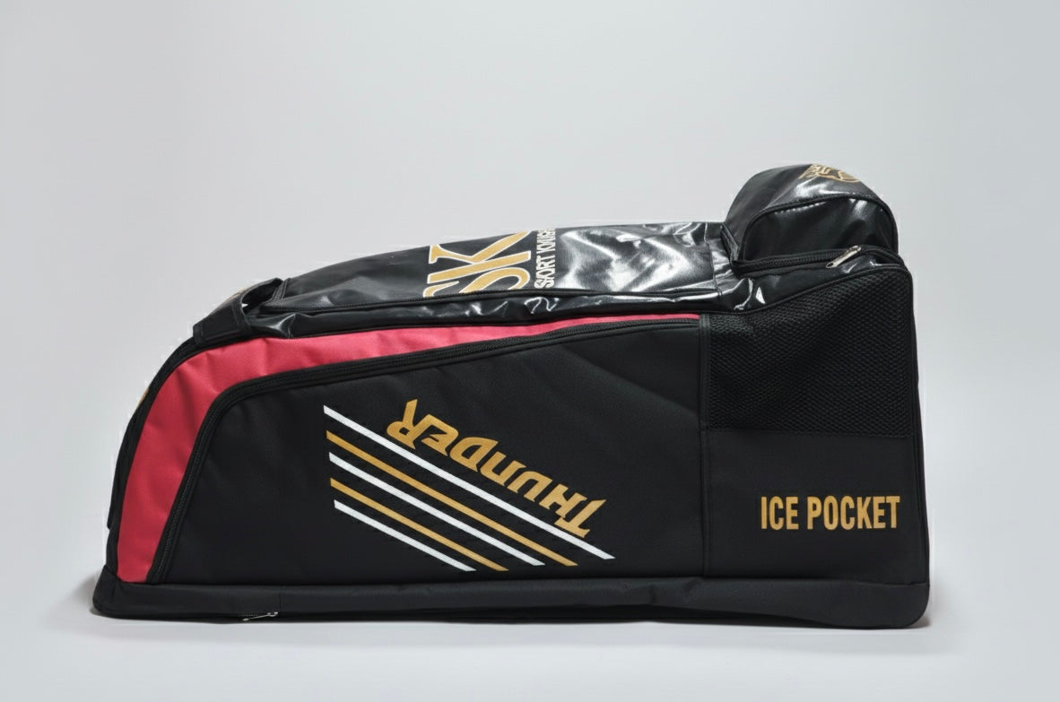 SK Thunder Edition Cricket Duffle Wheelie Bag