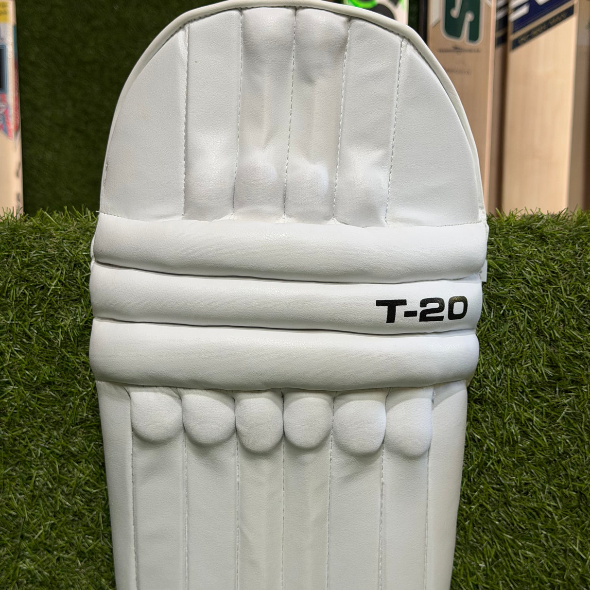 MRF T-20 Cricket Batting Pads - Junior-White