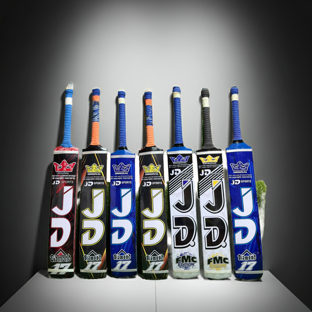 JD Tape-ball Soft Tennis cricket bat-Coconut Willow-Grade 1