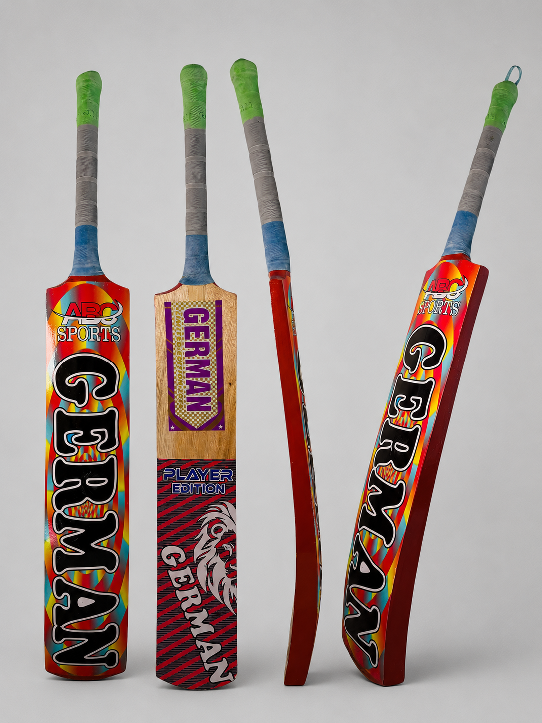 German Tape-Ball / Soft Tennis Cricket Bat-Coconut Willow | Grade 2