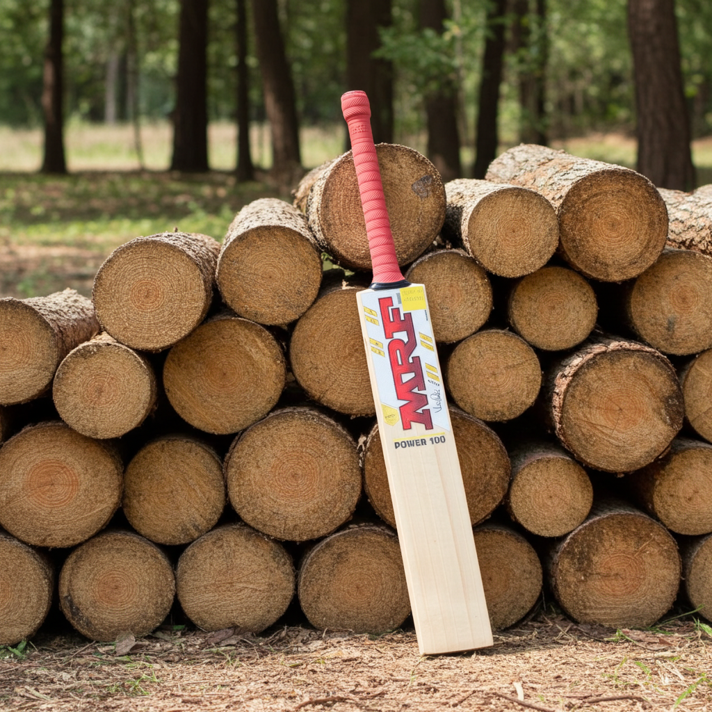 MRF Power 100 English Willow Cricket Bat -1165g