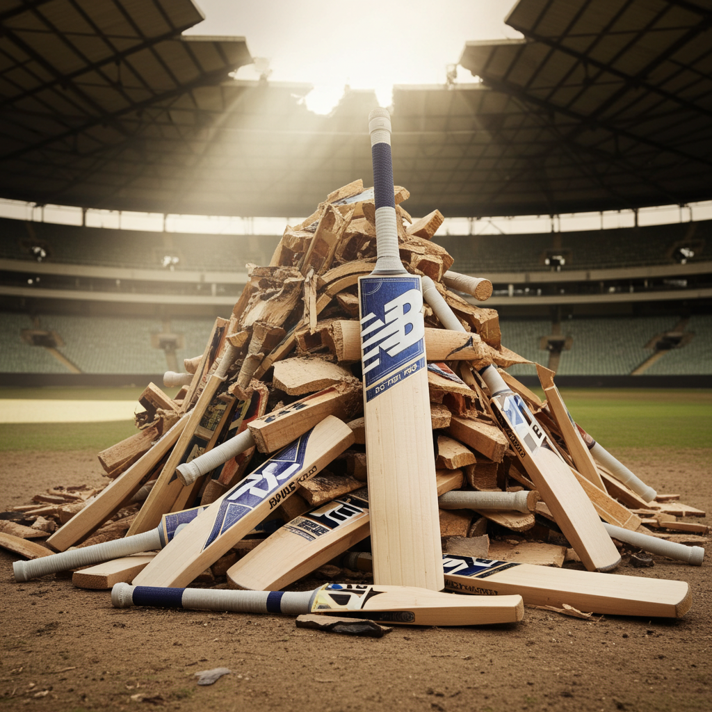 NB New Balance DC-700i Pro English willow Cricket Bat - 7 Grains -1185g