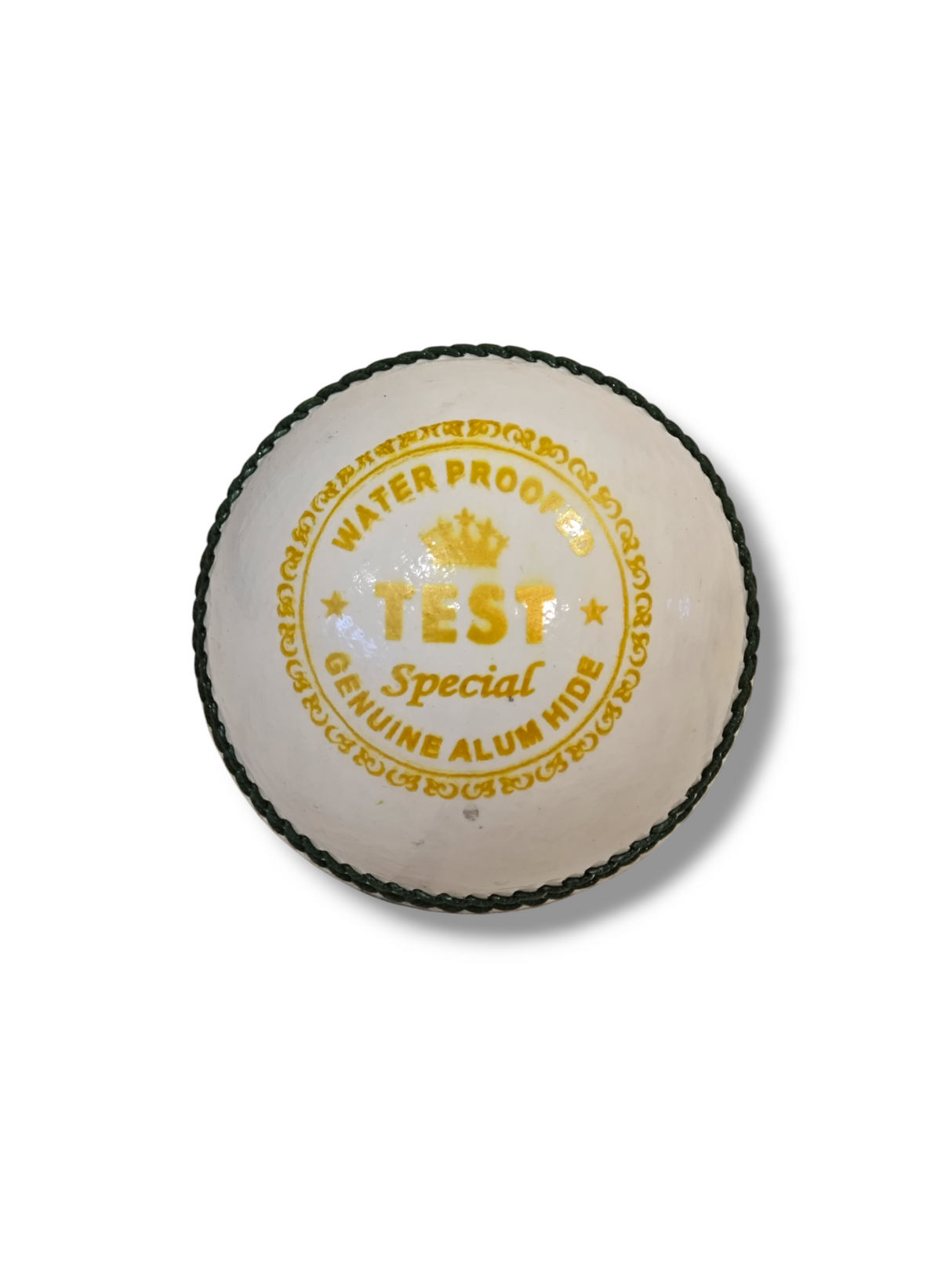 SK Test Special Cricket leather ball - White 2-Piece-156g-Set of 2 Balls