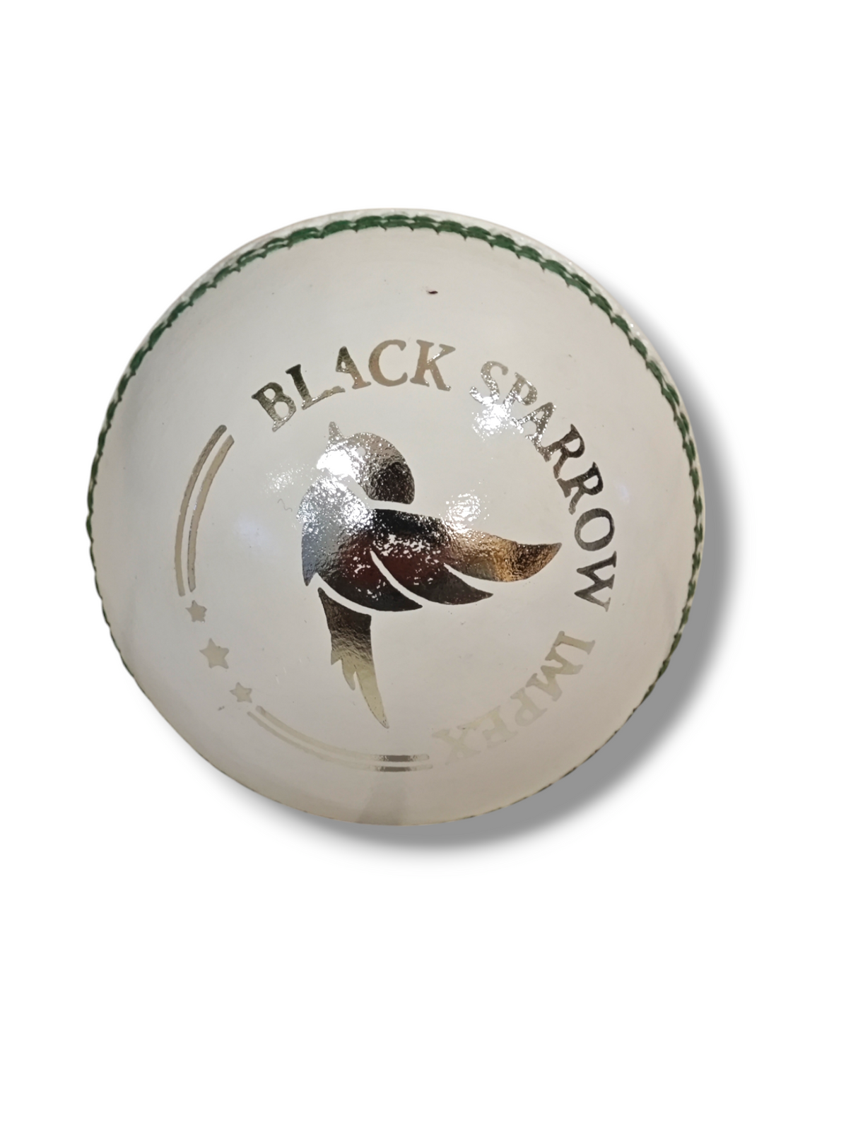 Black Sparrow- Senior cricket leather ball-2 Piece- 156g-Pack of 6 Balls-White