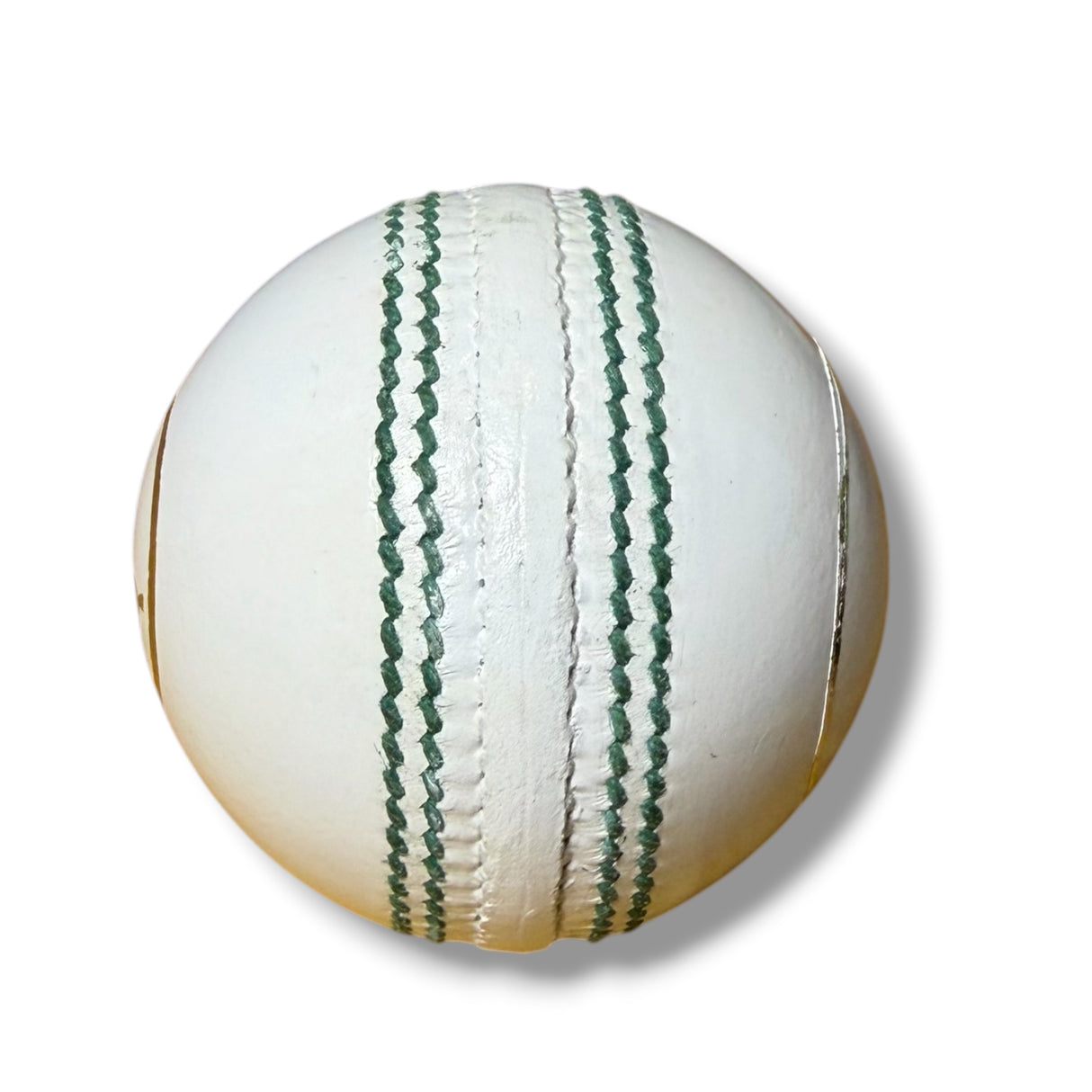 SK cricket leather ball-2 Piece- 156g- Pack of 6 balls-White/Red