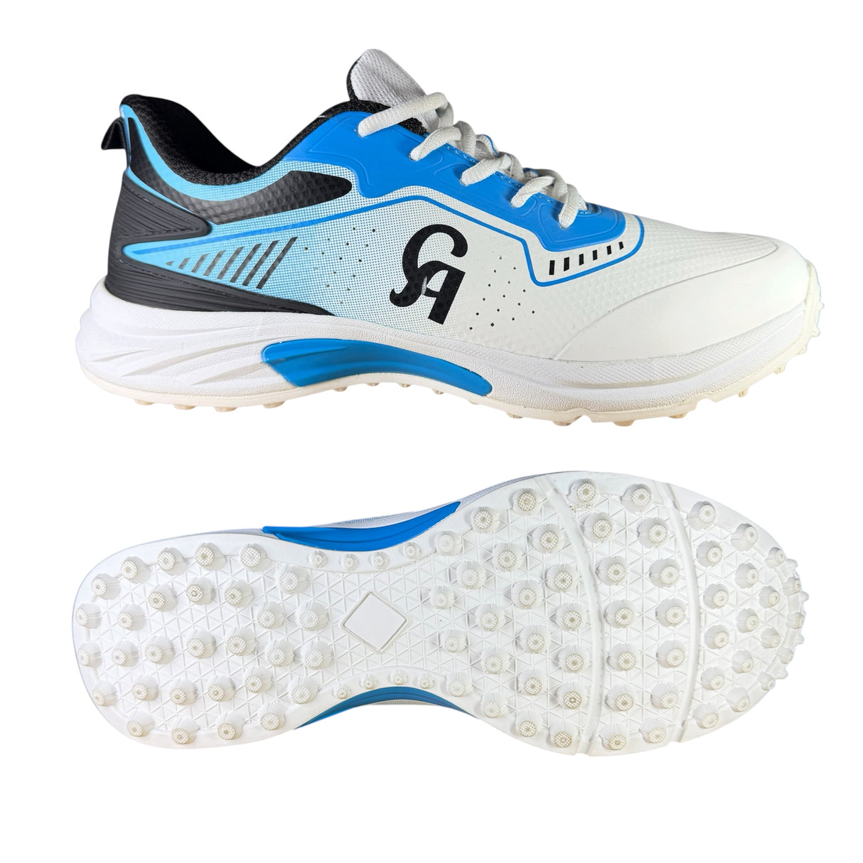 CA JR20 Cricket Shoes- Rubber Stud - Blue