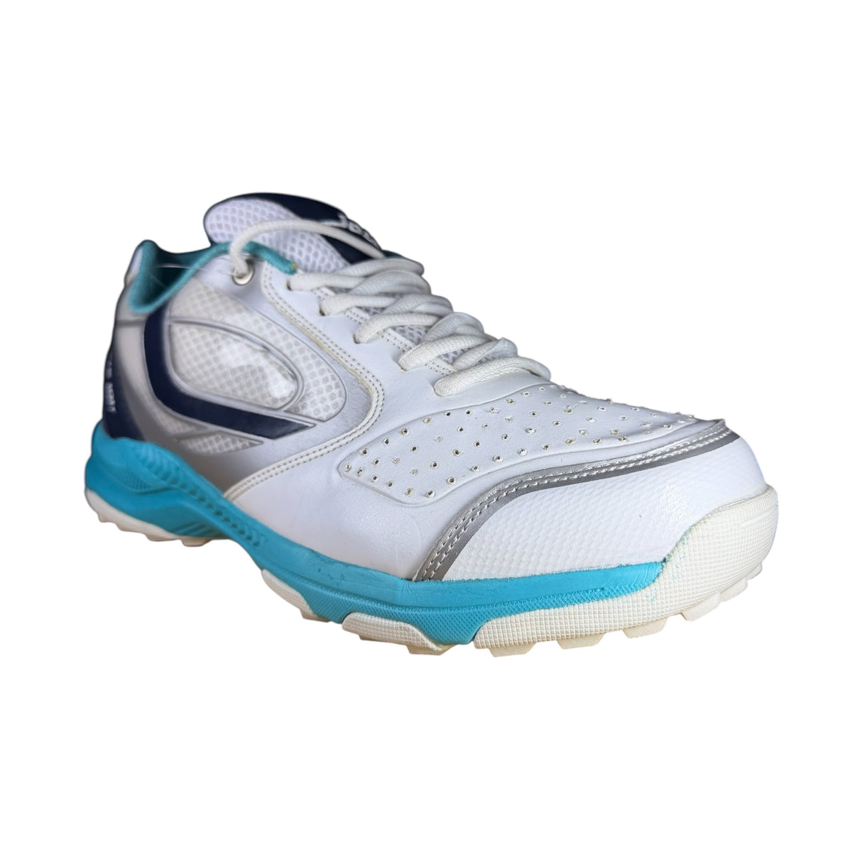 JAZBA SKYDRIVE 101 Men Cricket Shoes-White Teal