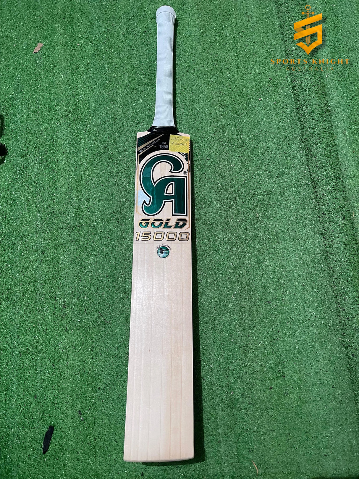 CA Gold 15000 Grade 1 English Willow Bat 1110g - 7 Grains