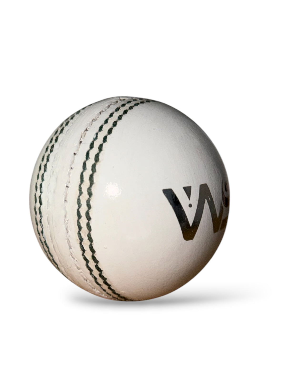 WS Senior Cricket Leather Ball | 2 Piece| 156g | White