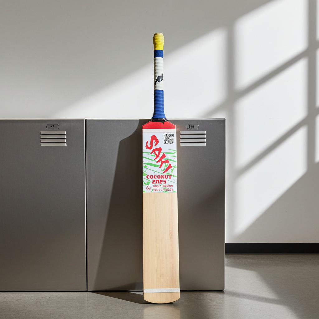 SAKI tape-ball Soft Tennis cricket bat-Coconut Willow - Grade 1