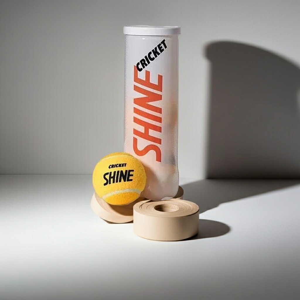 SHINE Tape ball-Soft Tennis Cricket ball- Set of 3