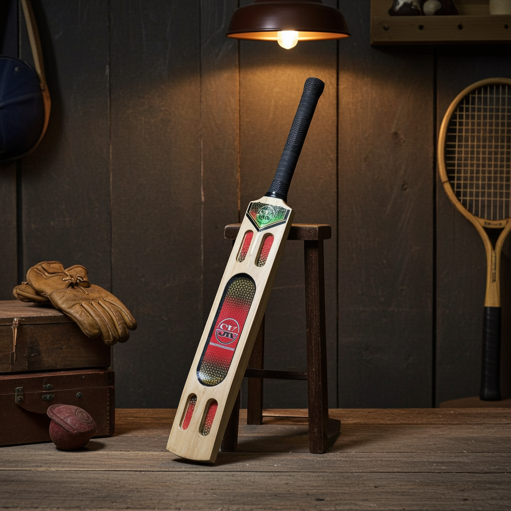 SK Hard Tennis Cricket bat-Kashmir Willow