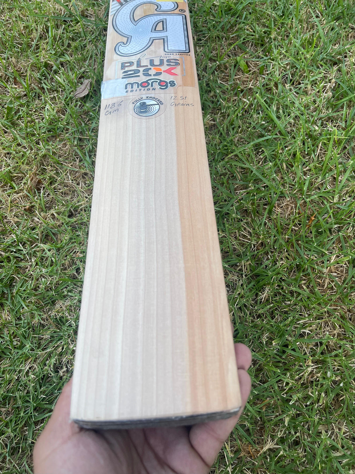 CA PLUS 20K MORGS Edition English Willow Cricket bat-1186g-12 Grains