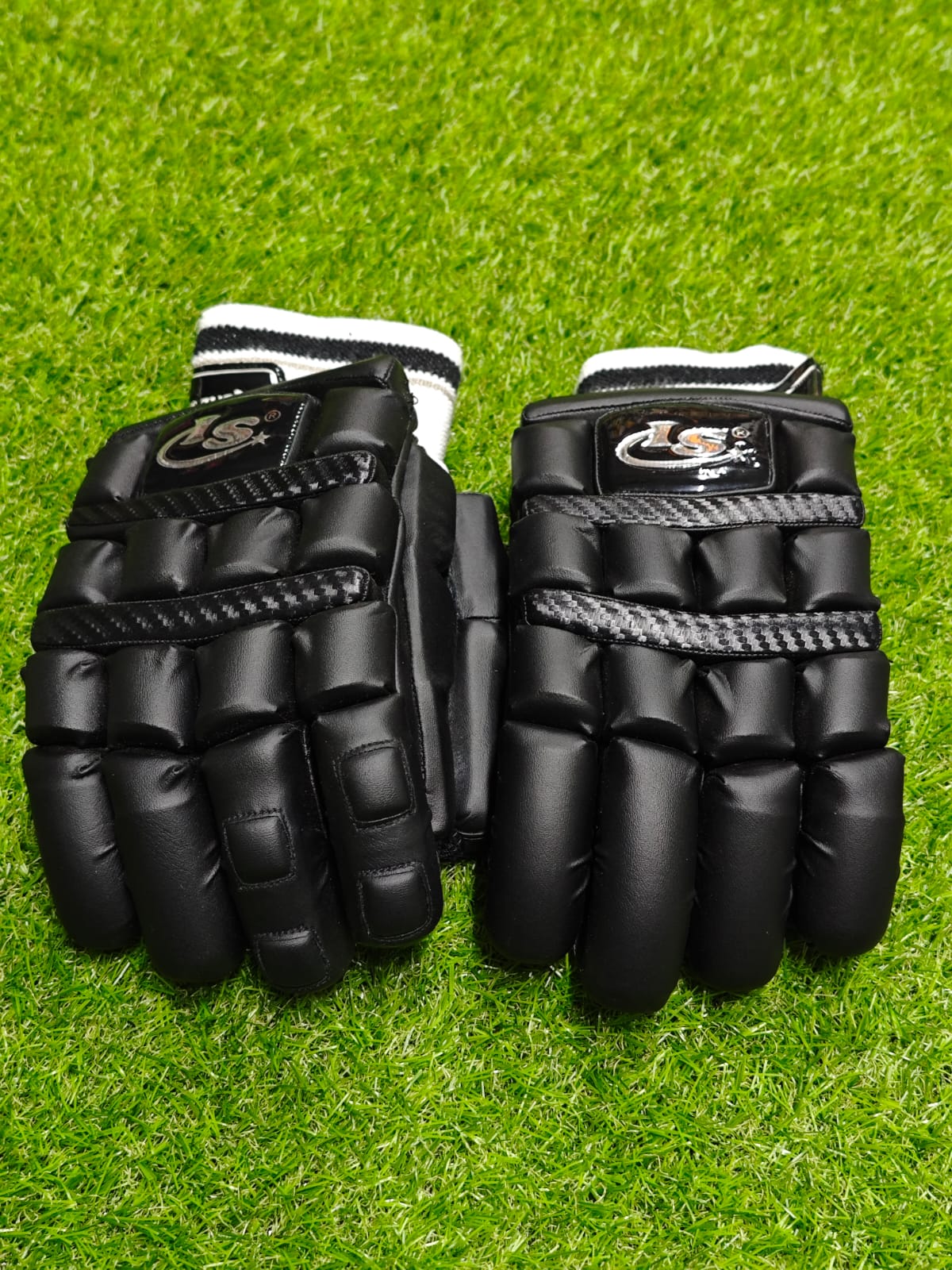 IS Cricket Batting Gloves - Black