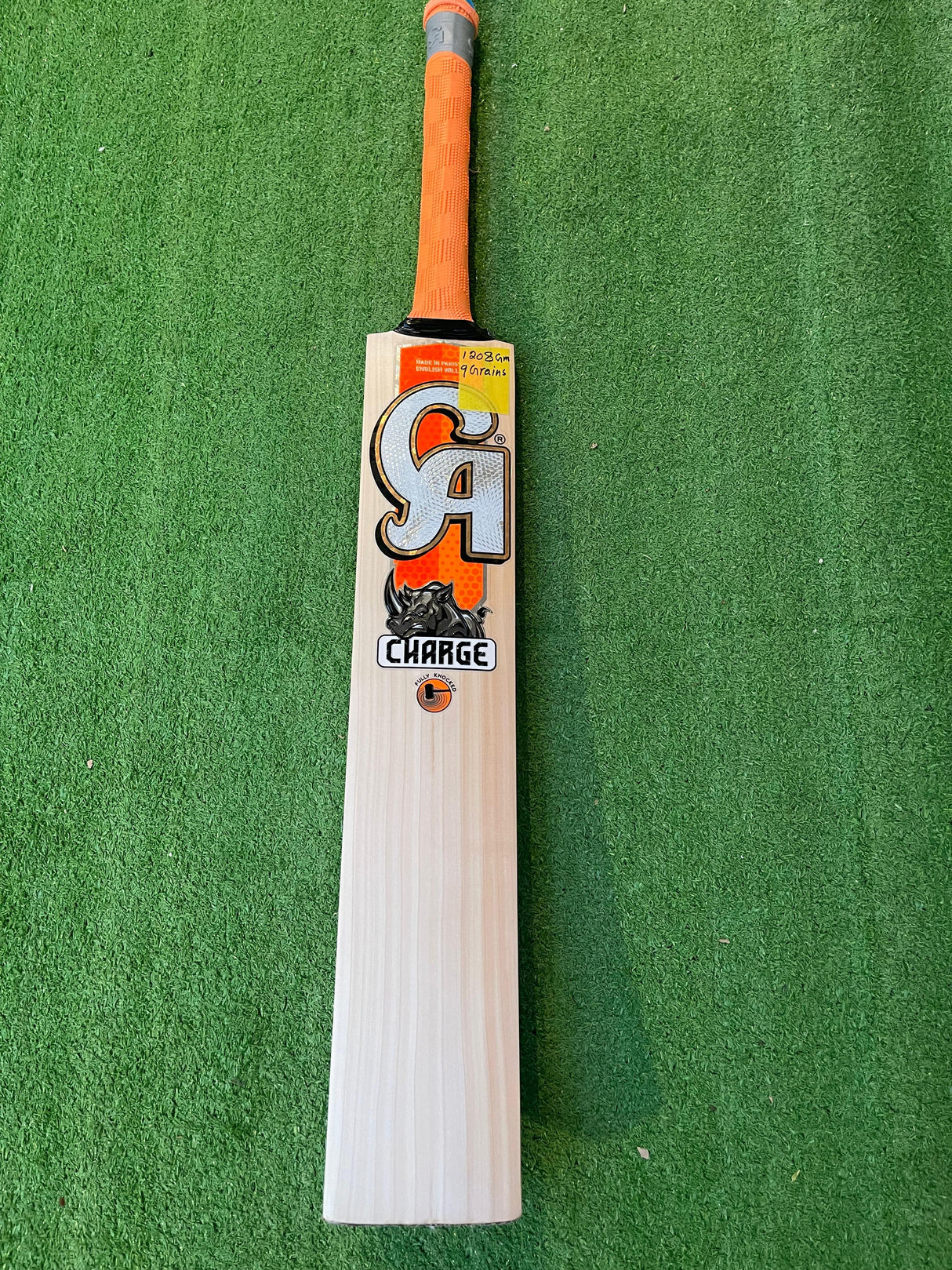 CA CHARGE English Willow Cricket Bat - 9 Grains-1208g
