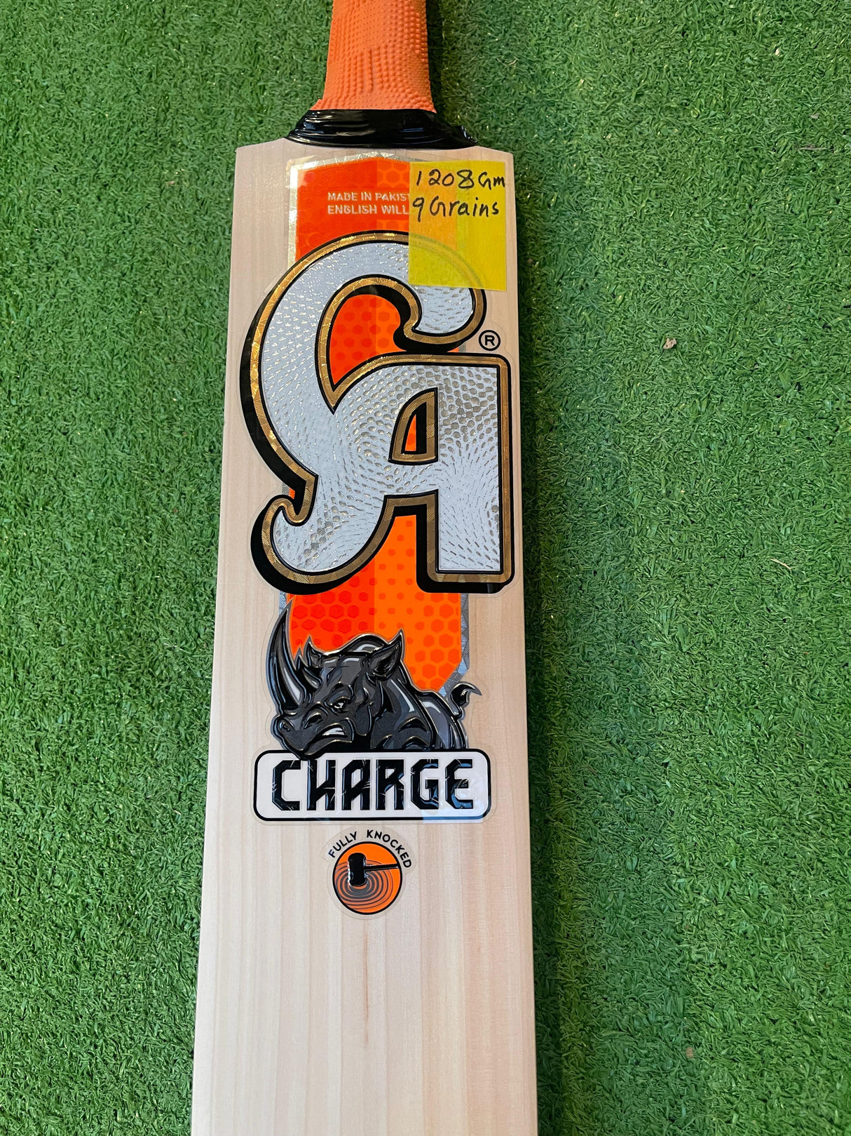 CA CHARGE English Willow Cricket Bat - 9 Grains-1208g