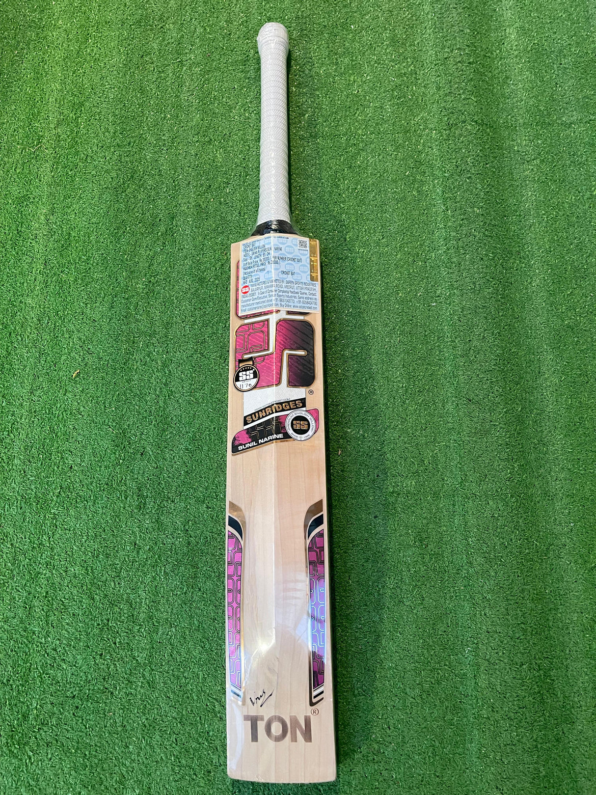 SS Gama Players English willow Cricket Bat - 7 Grains - 1170g