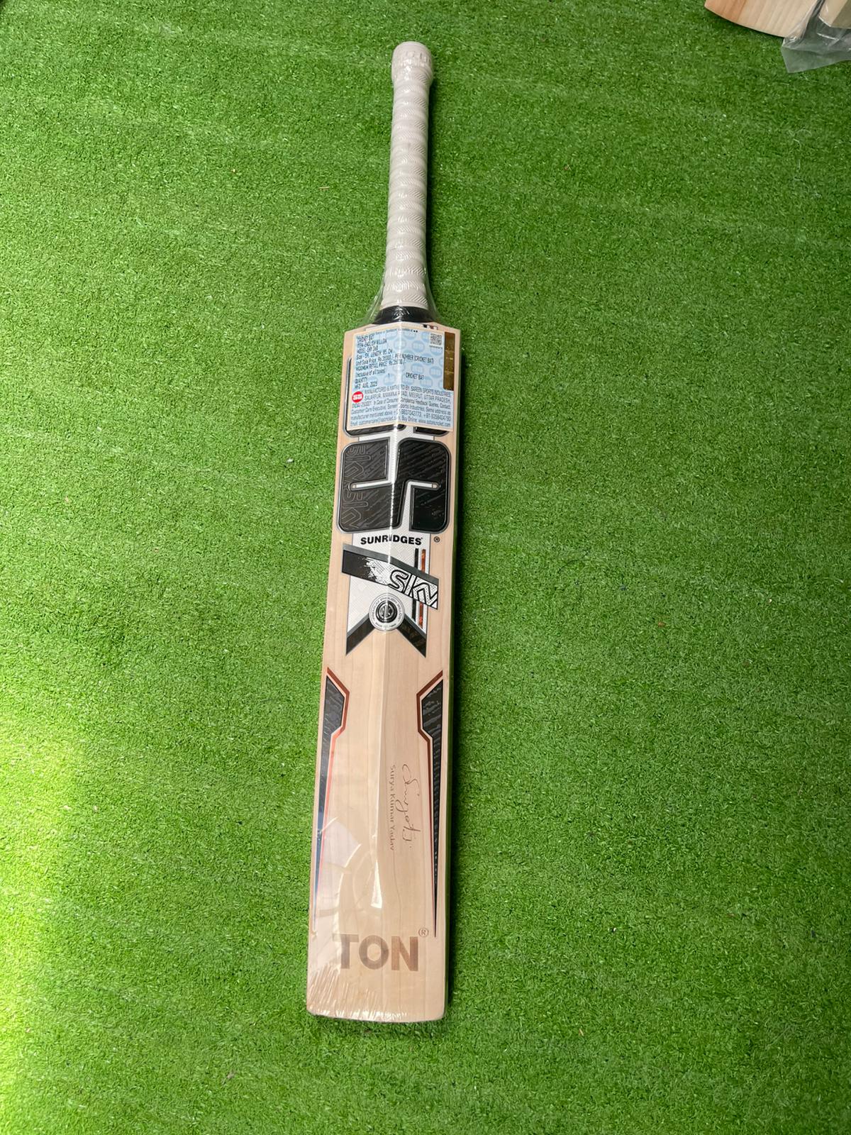 SS SKY 360 English willow Cricket Bat - 6 Grains - 1230g