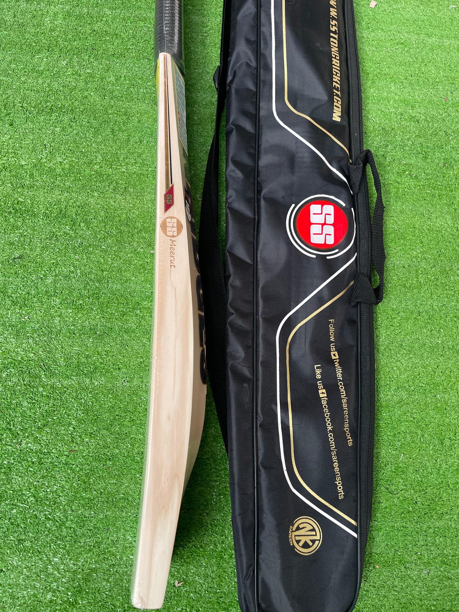 SS VINTAGE 7 Finisher Premium English willow Cricket Bat - 7 Grains - 1170g