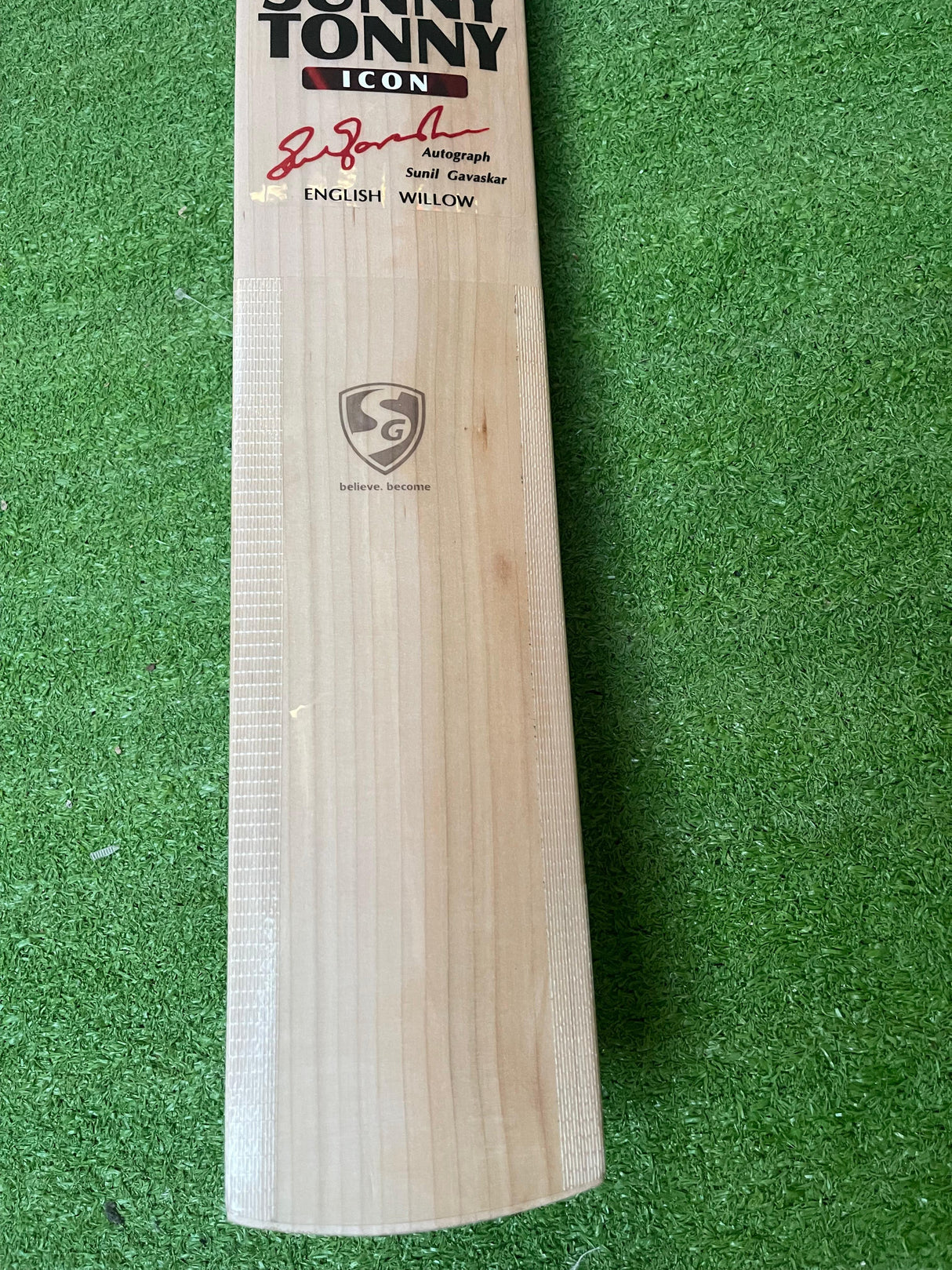 SG SUNNY TONNY ICON English willow Cricket Bat -1165g- 12 Grains