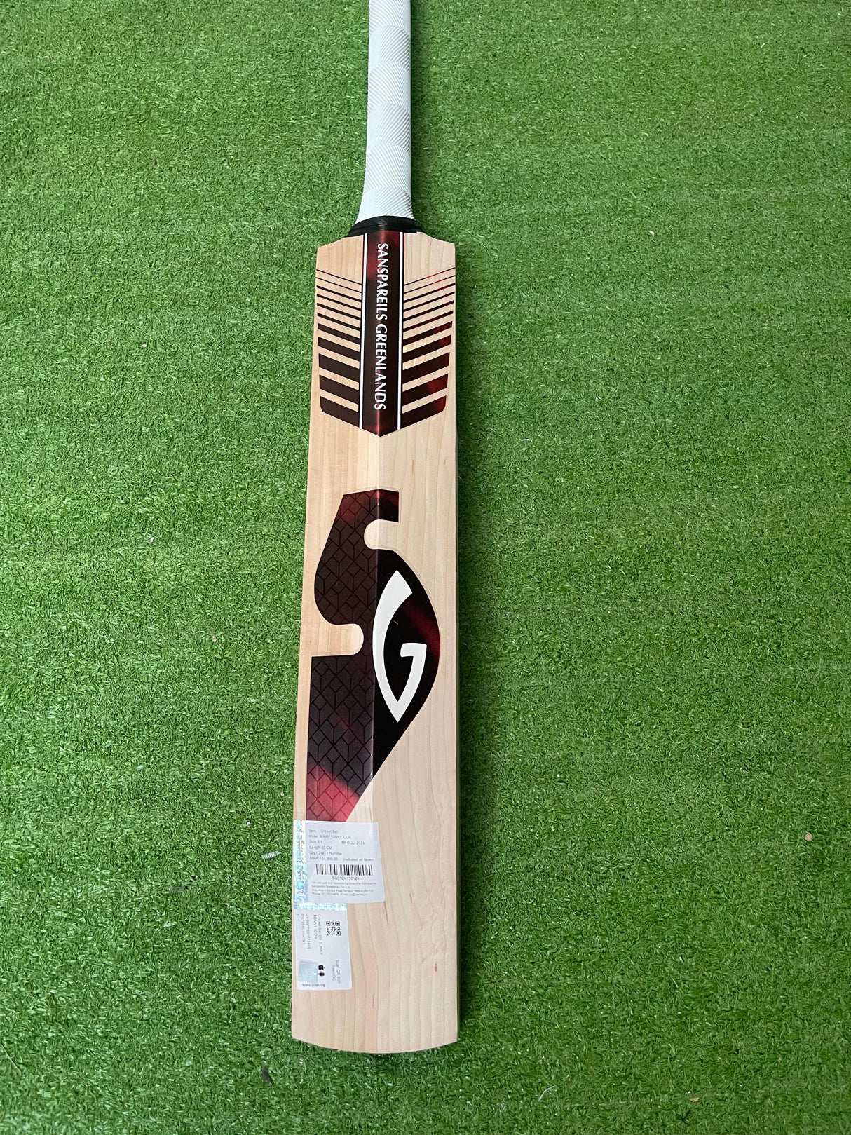 SG SUNNY TONNY ICON English willow Cricket Bat -1165g- 12 Grains