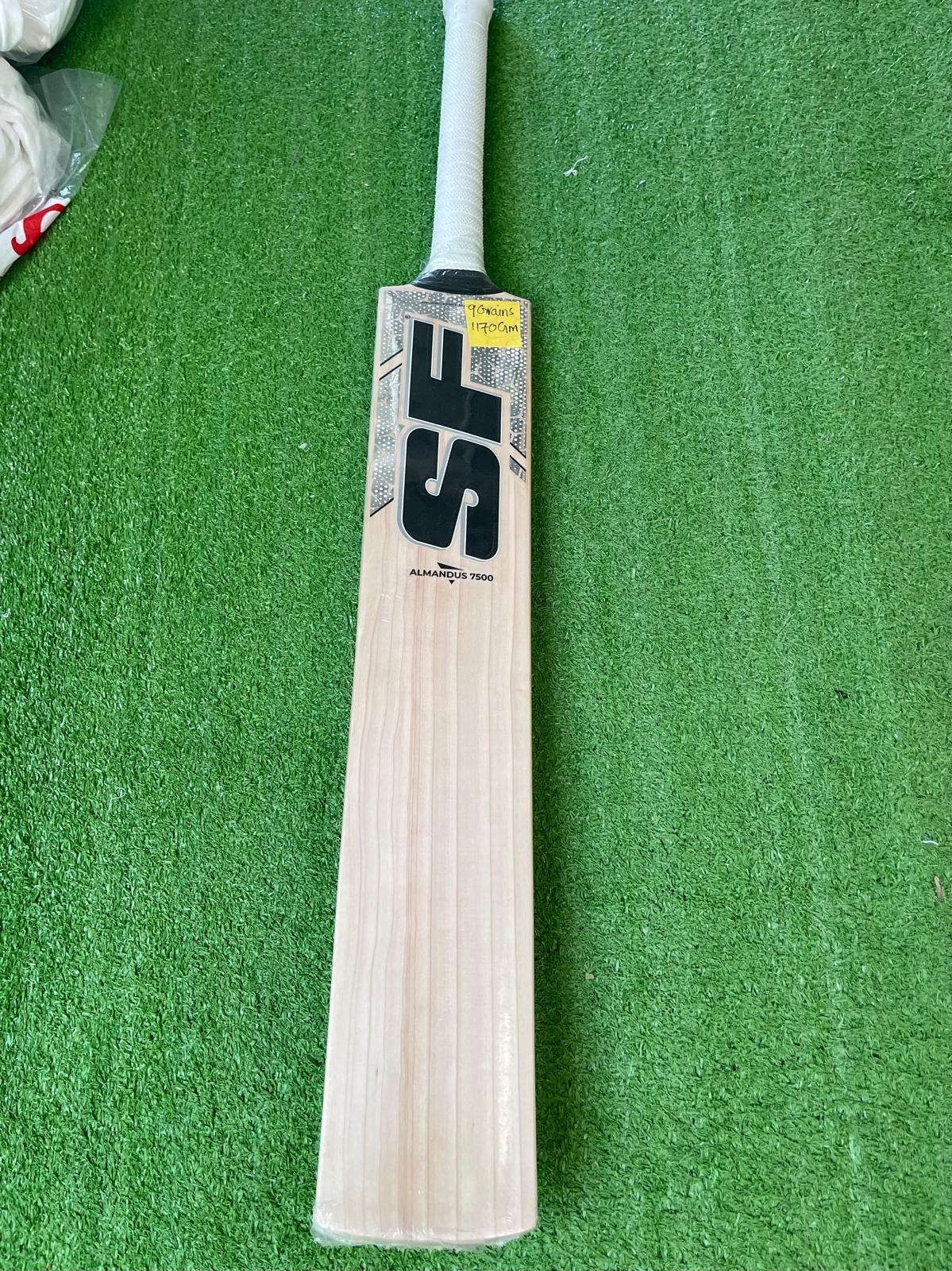 SF Almandus 7500- English Willow - Cricket Bat - 9 Grians -1170g