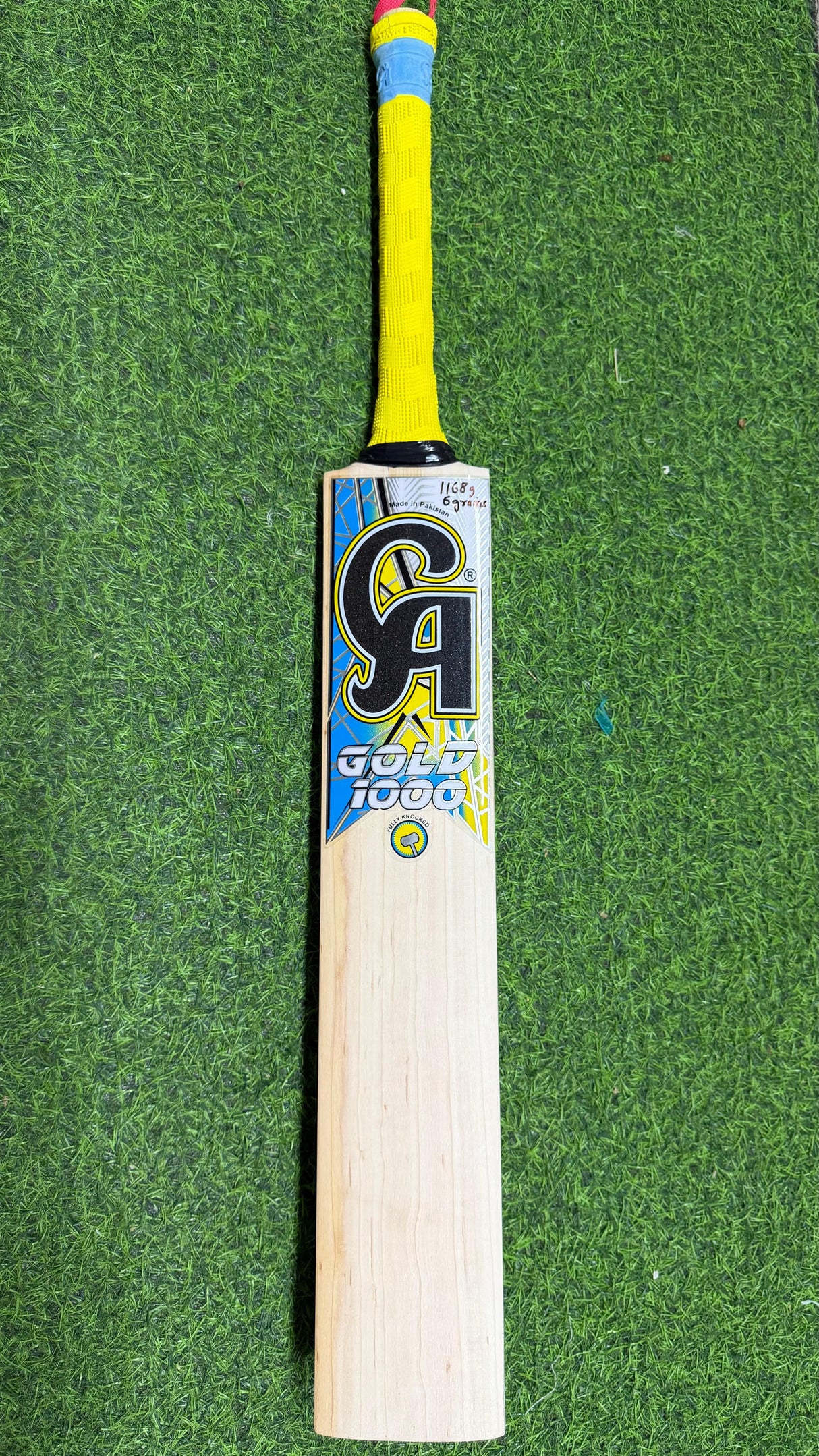 CA GOLD 1000 English Willow Cricket Bat - 1168g - 6 Grains
