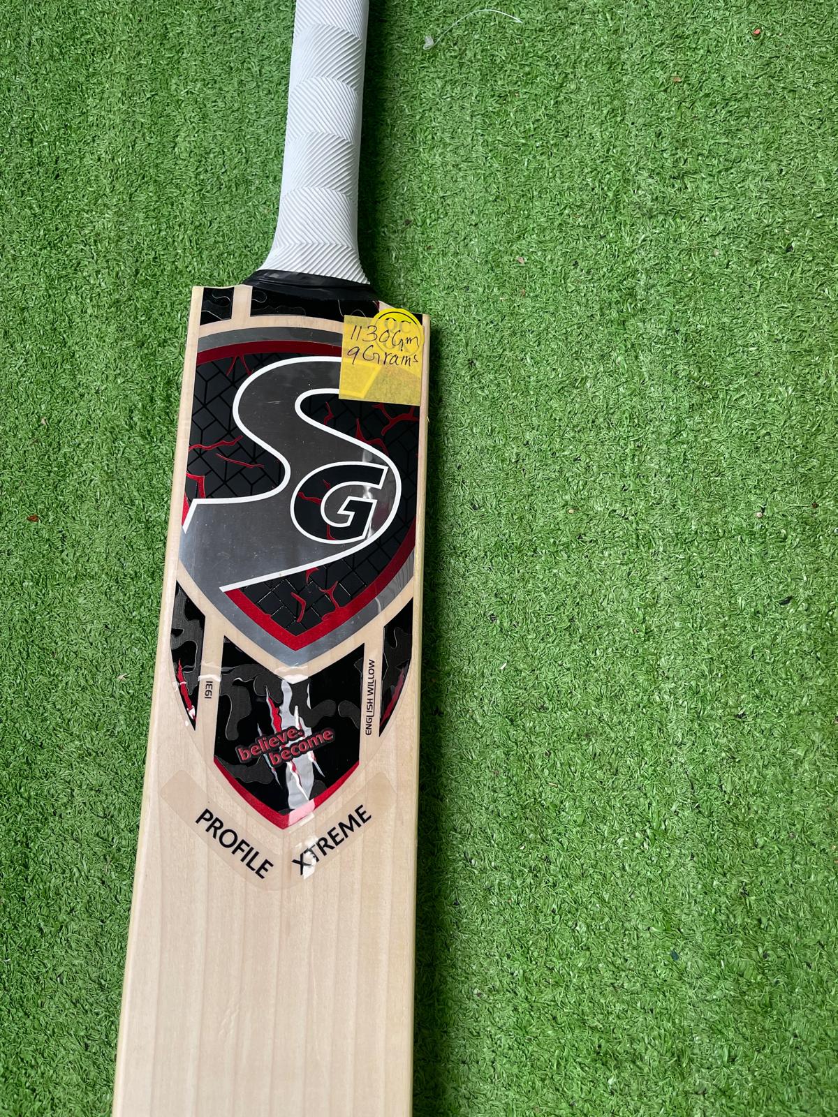SG Profile Xtreme | English willow Cricket Bat -9 Grains / 1130g