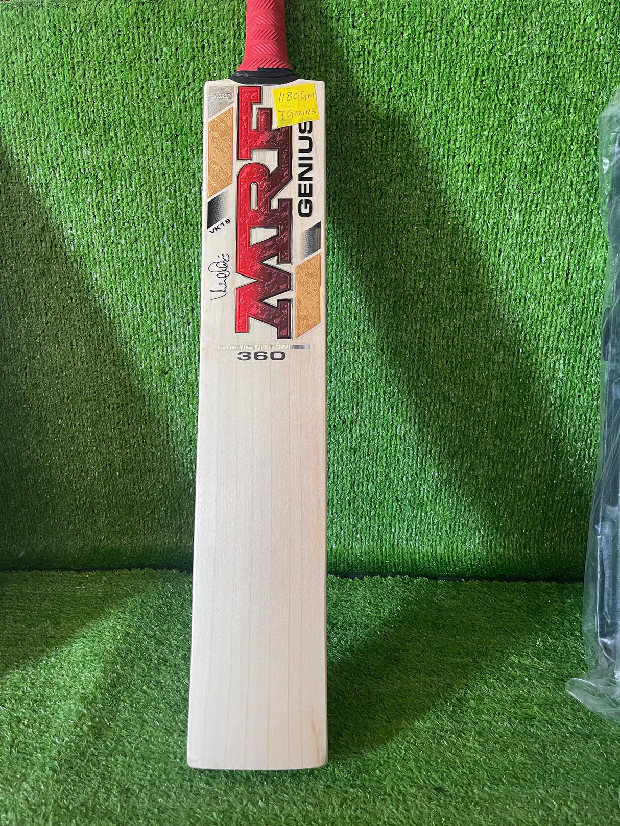 MRF Genius 360 Edition English Willow Cricket Bat - 7 Grains / 1180g