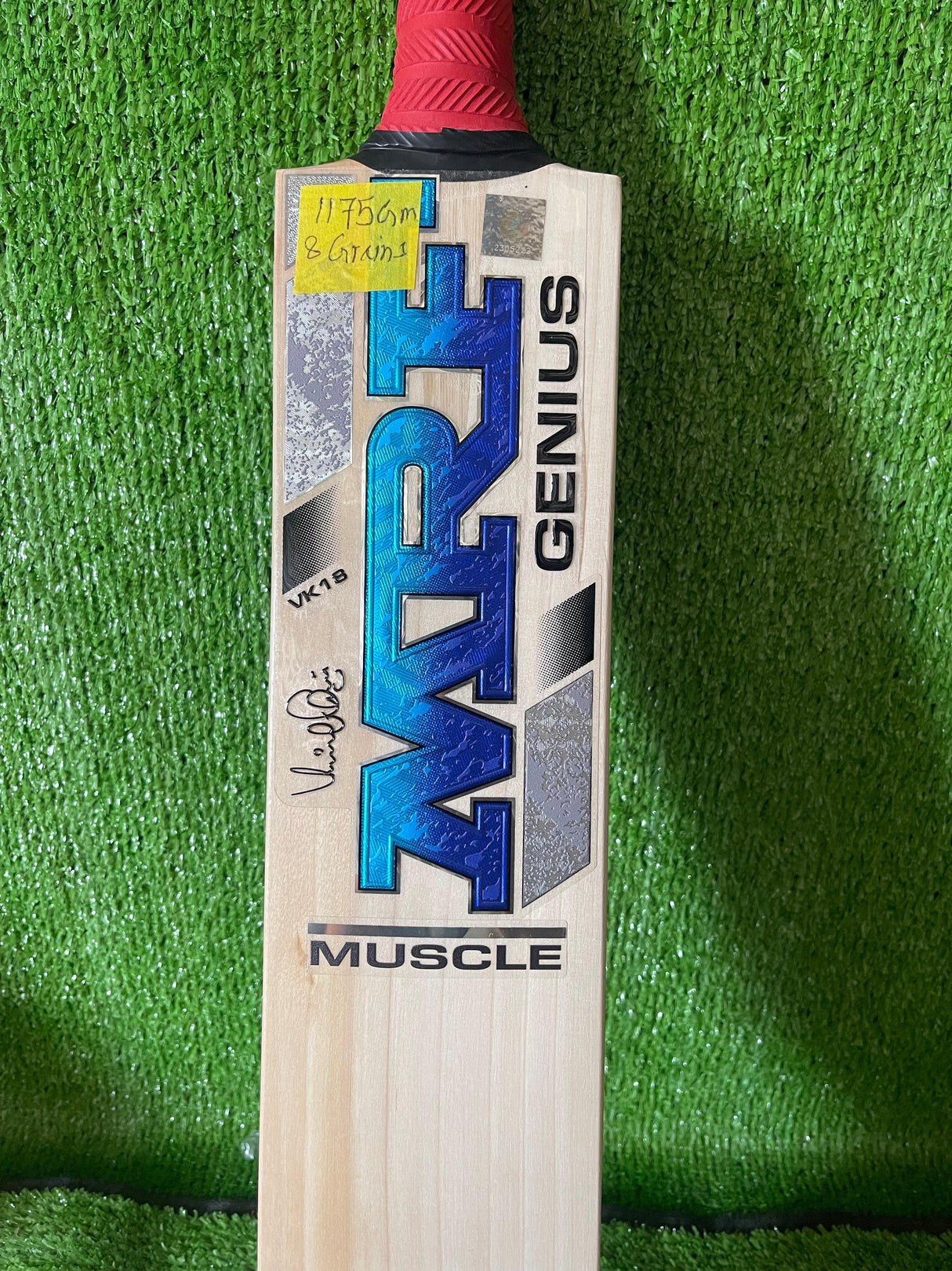 MRF VK18 Genius Muscle Edition English Willow Cricket Bat - 8 Grains / 1175g