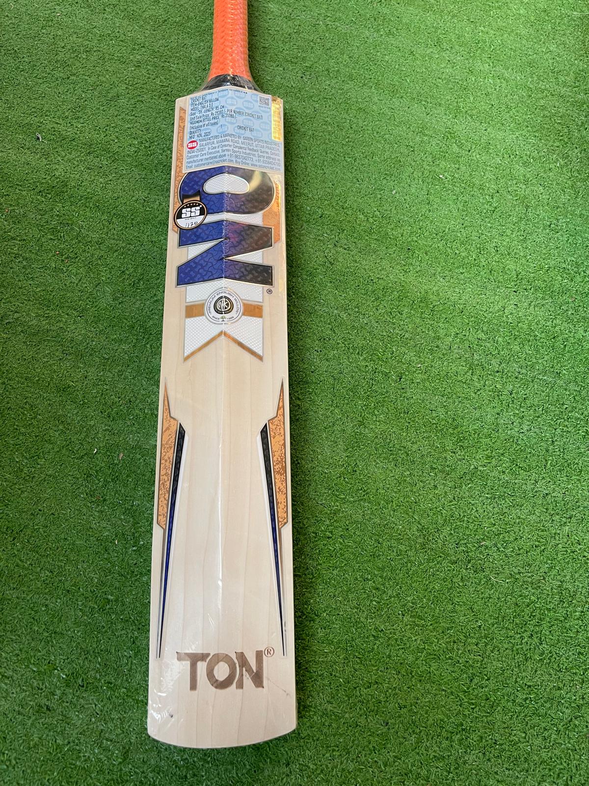 SS TON Thala 3.0 English willow Cricket Bat - 1170 grams