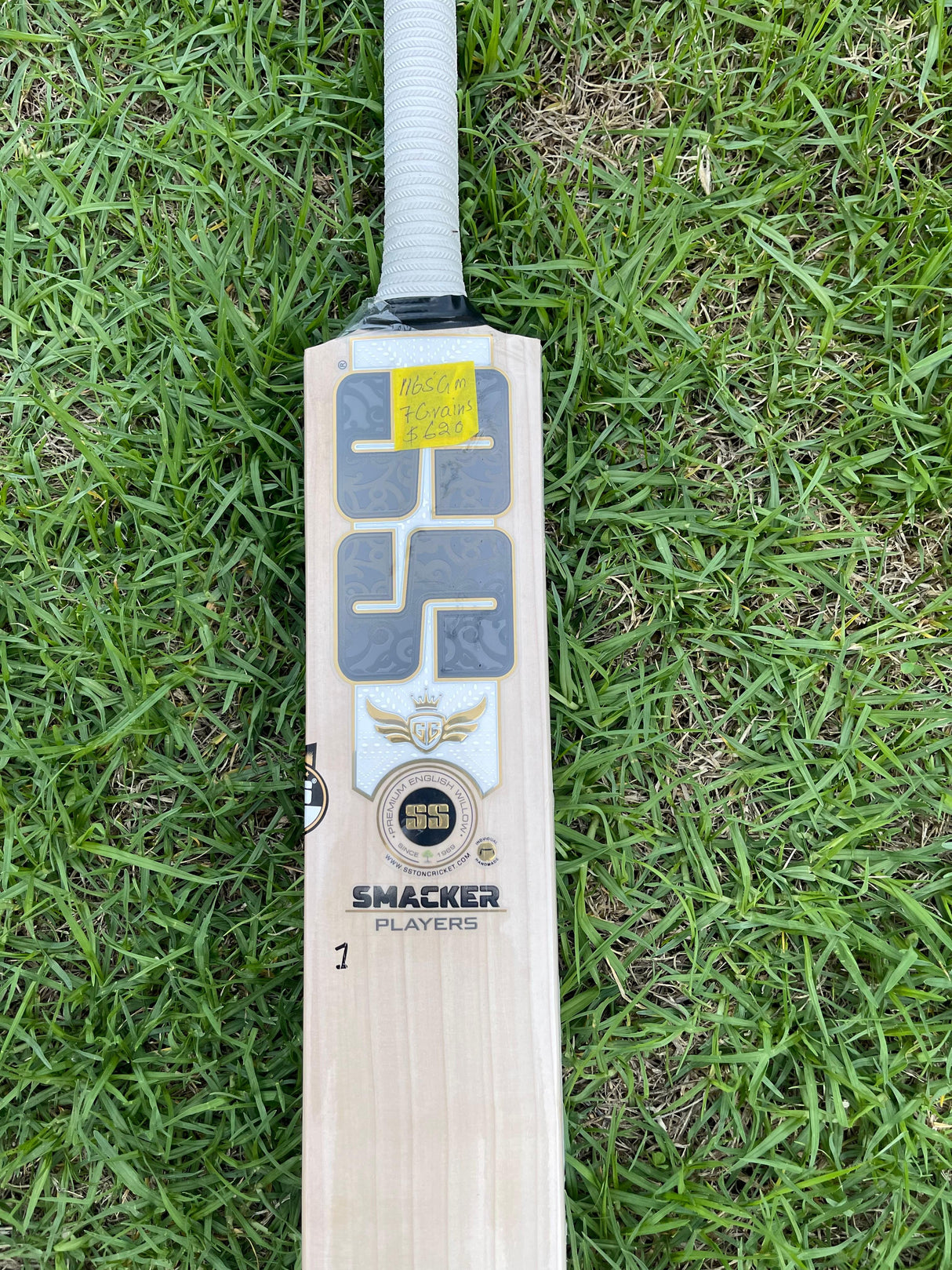 SS Smacker Players English willow Cricket Bat - 7 Grains - 1165g