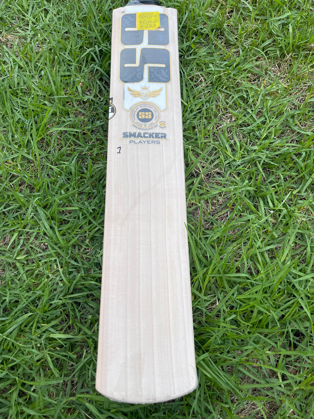 SS Smacker Players English willow Cricket Bat - 7 Grains - 1165g