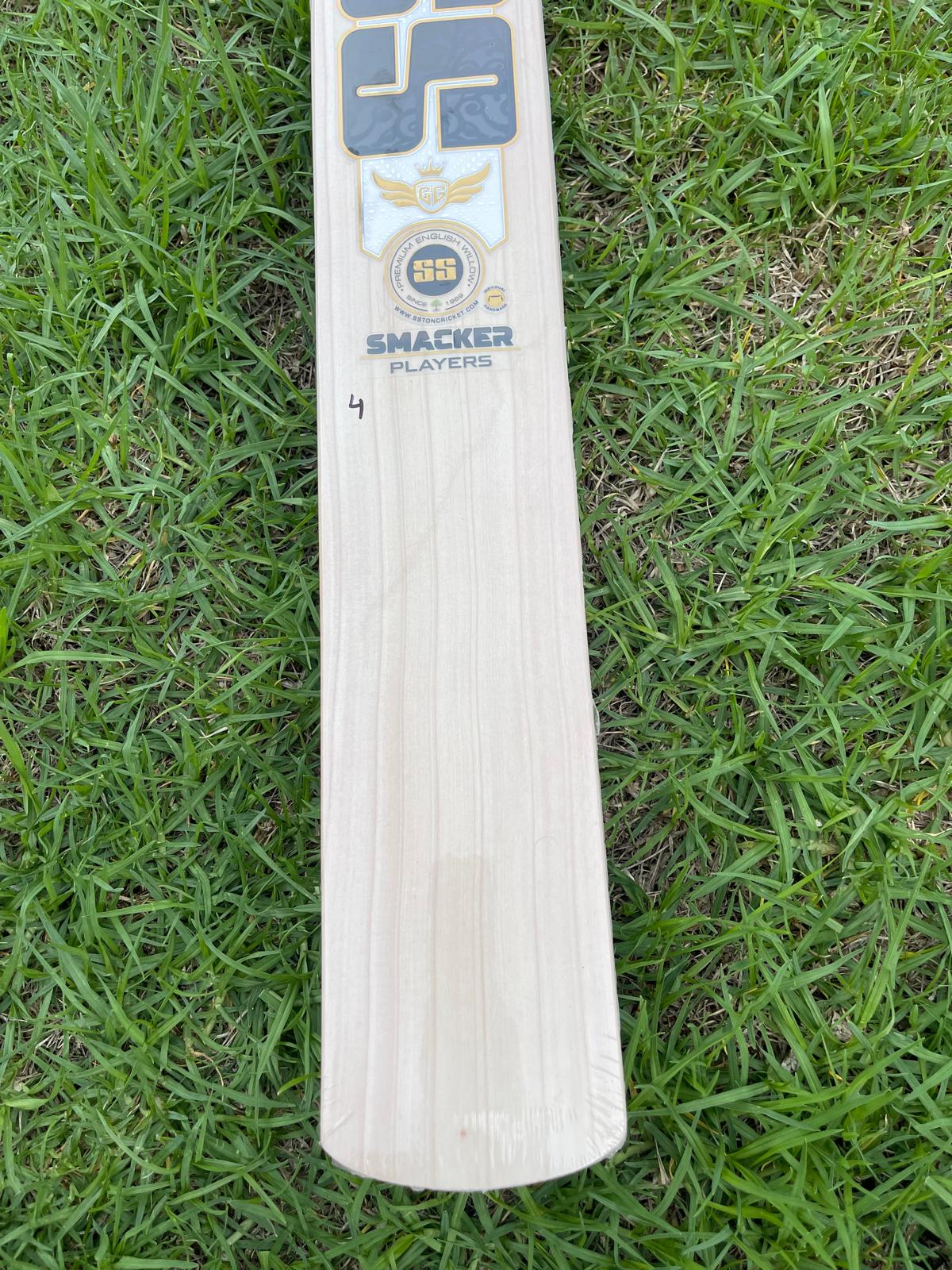 SS Smacker Players English willow Cricket Bat - 7 Grains - 1165g 4