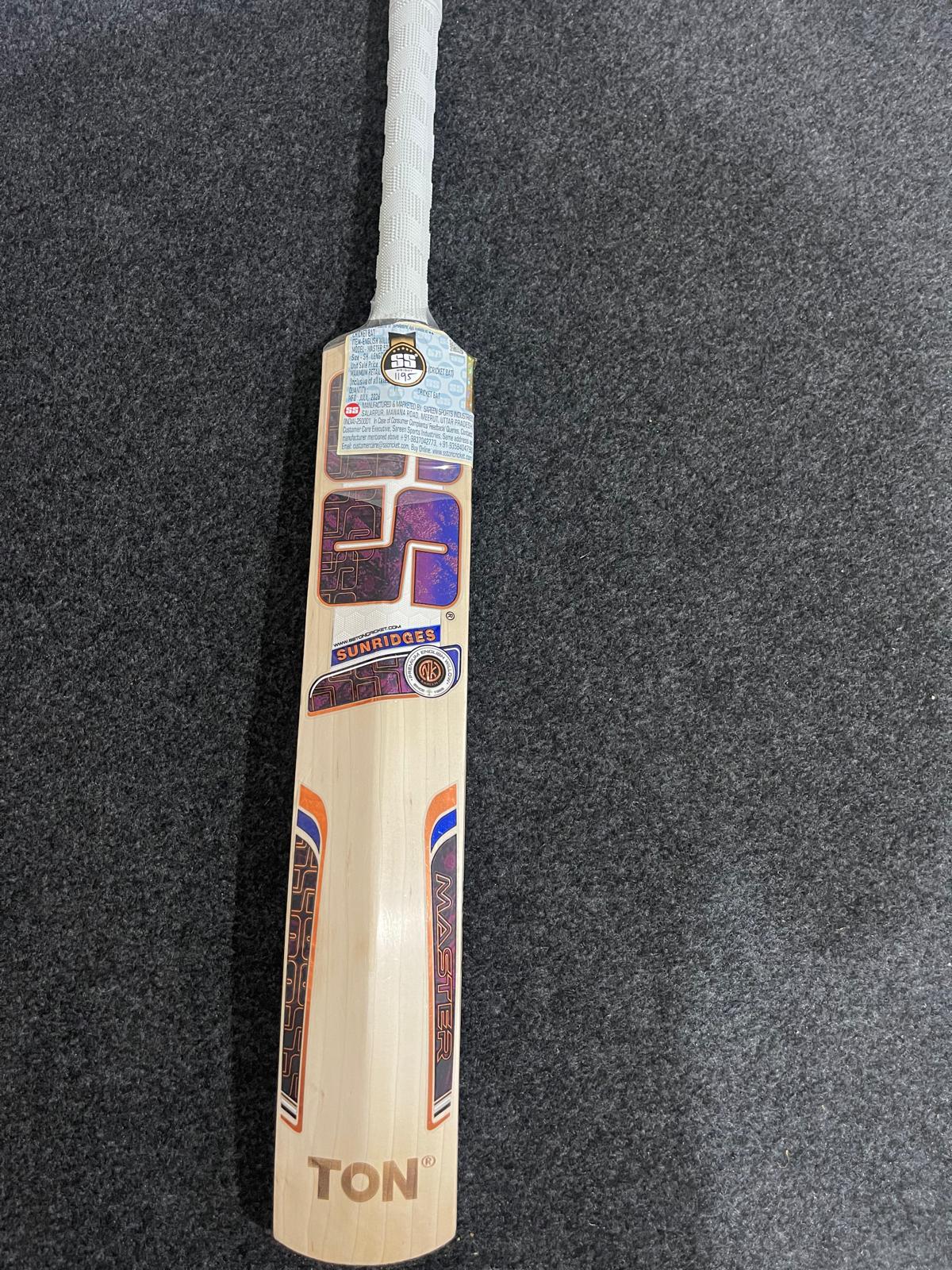 SS Master 5000 English willow Cricket Bat - SRT Profile -1195g