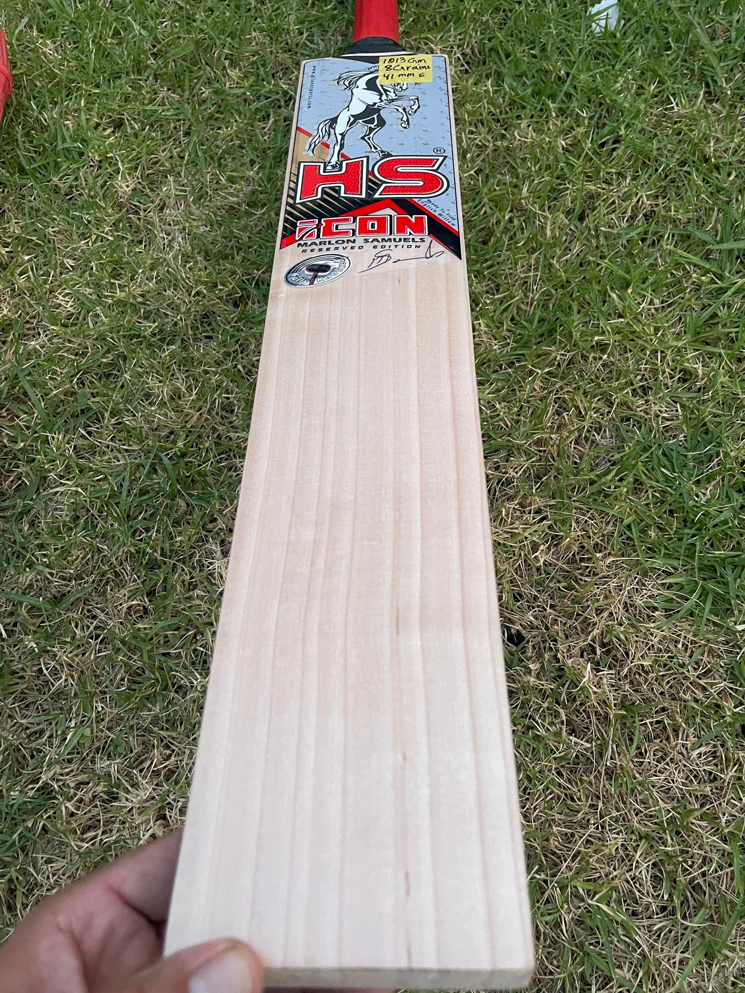 HS ICON English Willow Cricket bat-SH-8 Grain-1213g