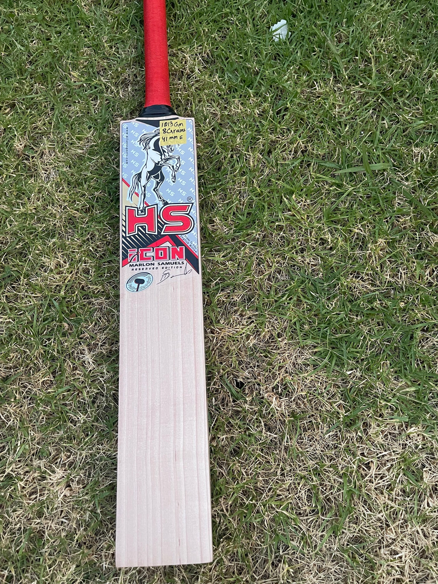 HS ICON English Willow Cricket bat-SH-8 Grain-1213g