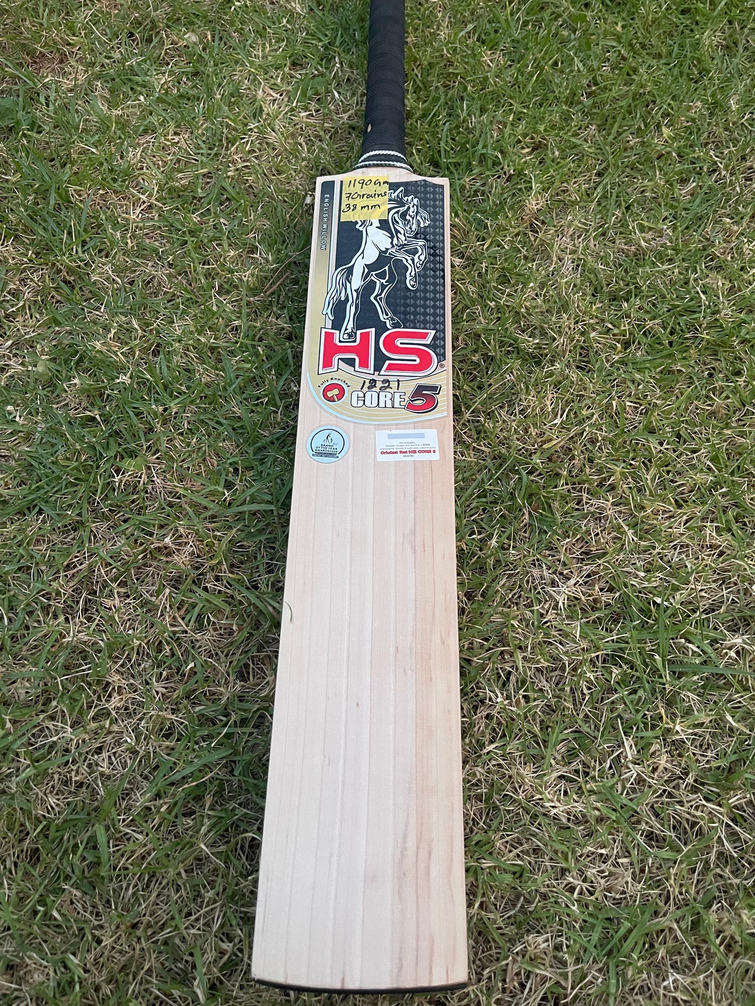 HS CORE-5 English Willow Cricket bat-SH-7 Grains