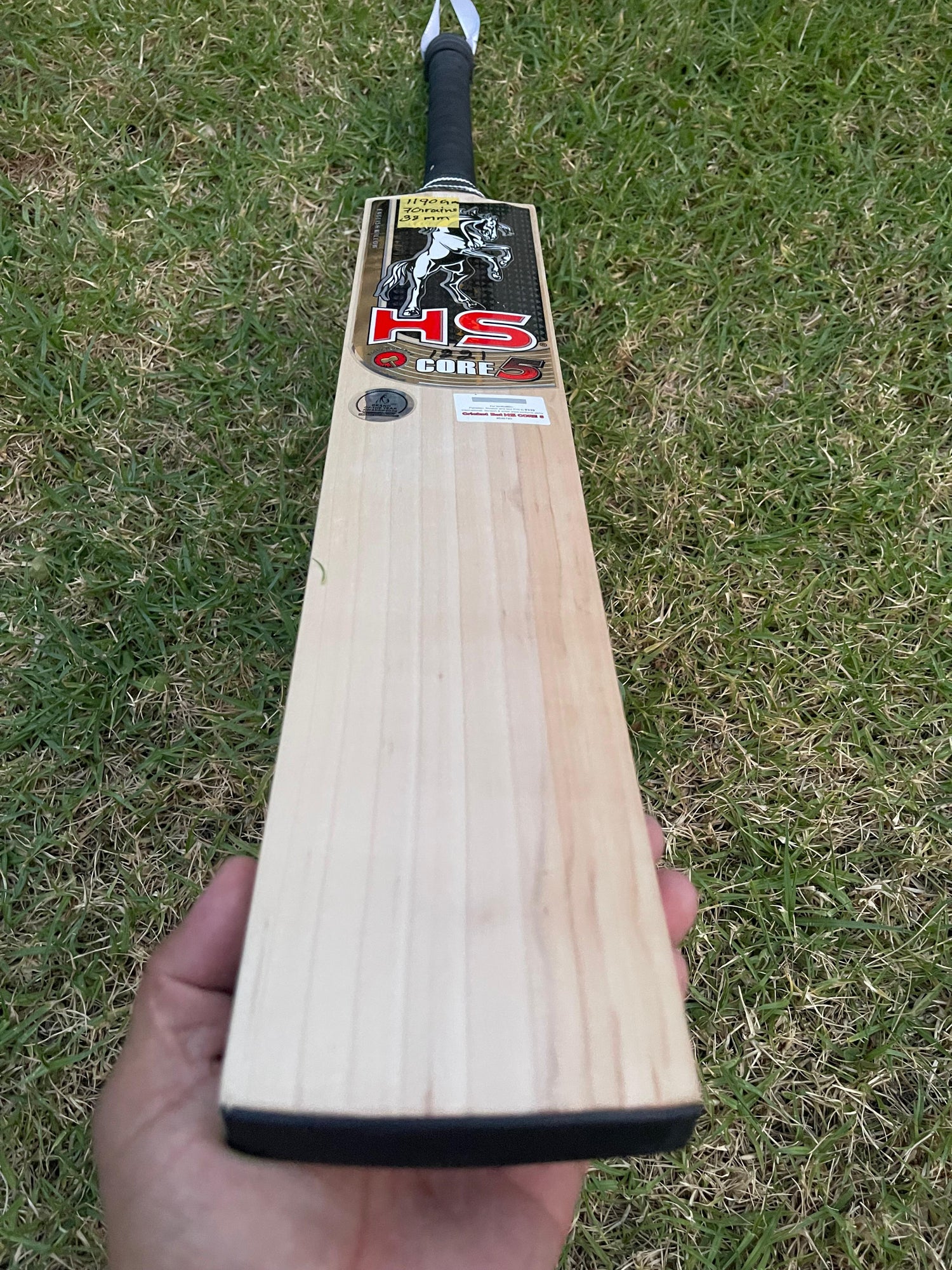 HS CORE-5 English Willow Cricket bat-SH-7 Grains