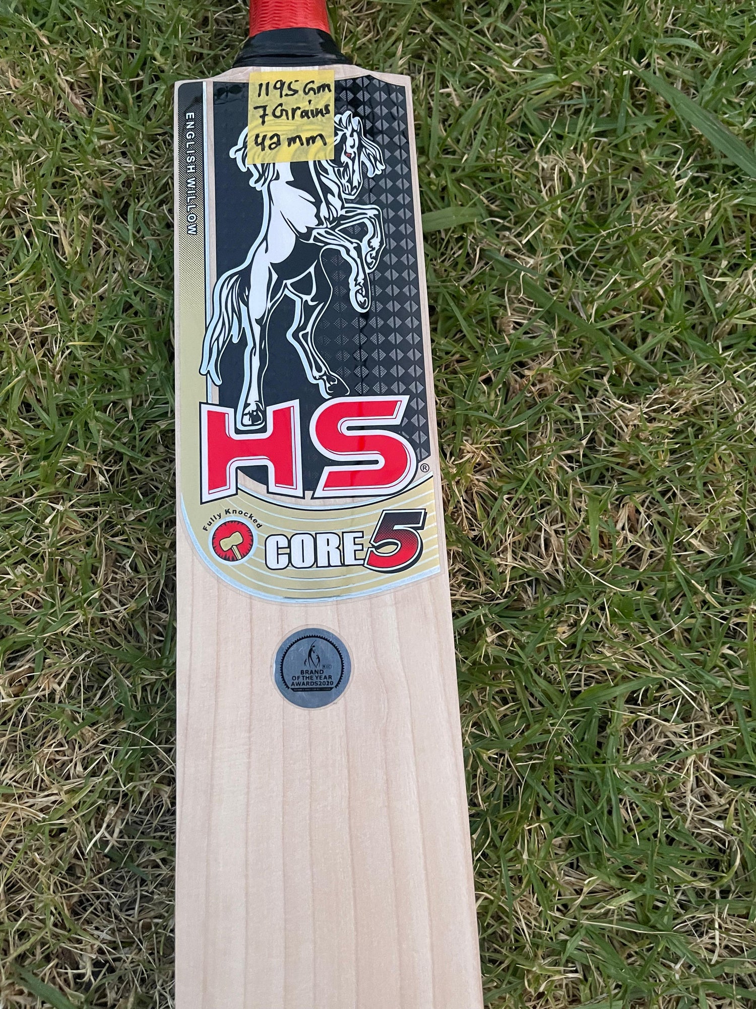 HS CORE-5 English Willow Cricket bat-SH-7 Grains-1195g