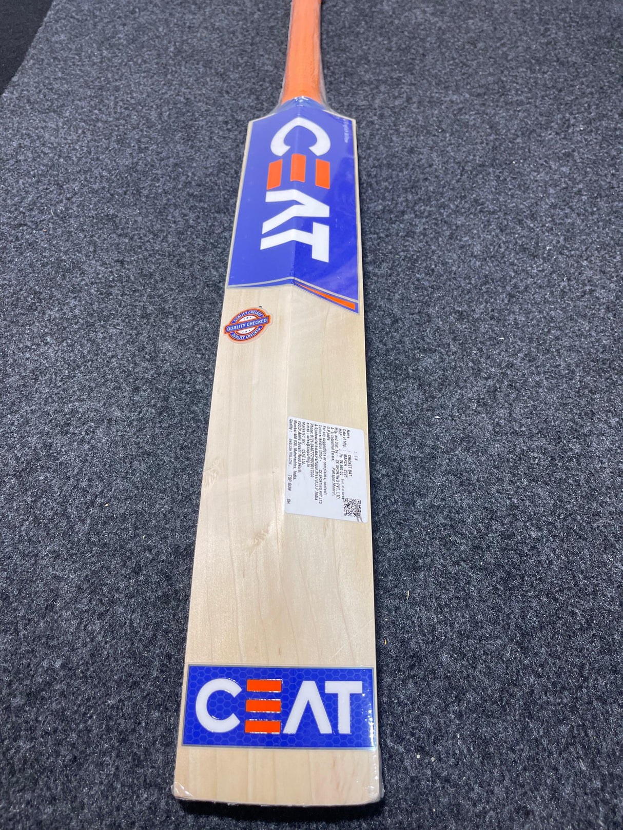 CEAT Top Gun English Willow Cricket Bat - 1170g | 7 Grain