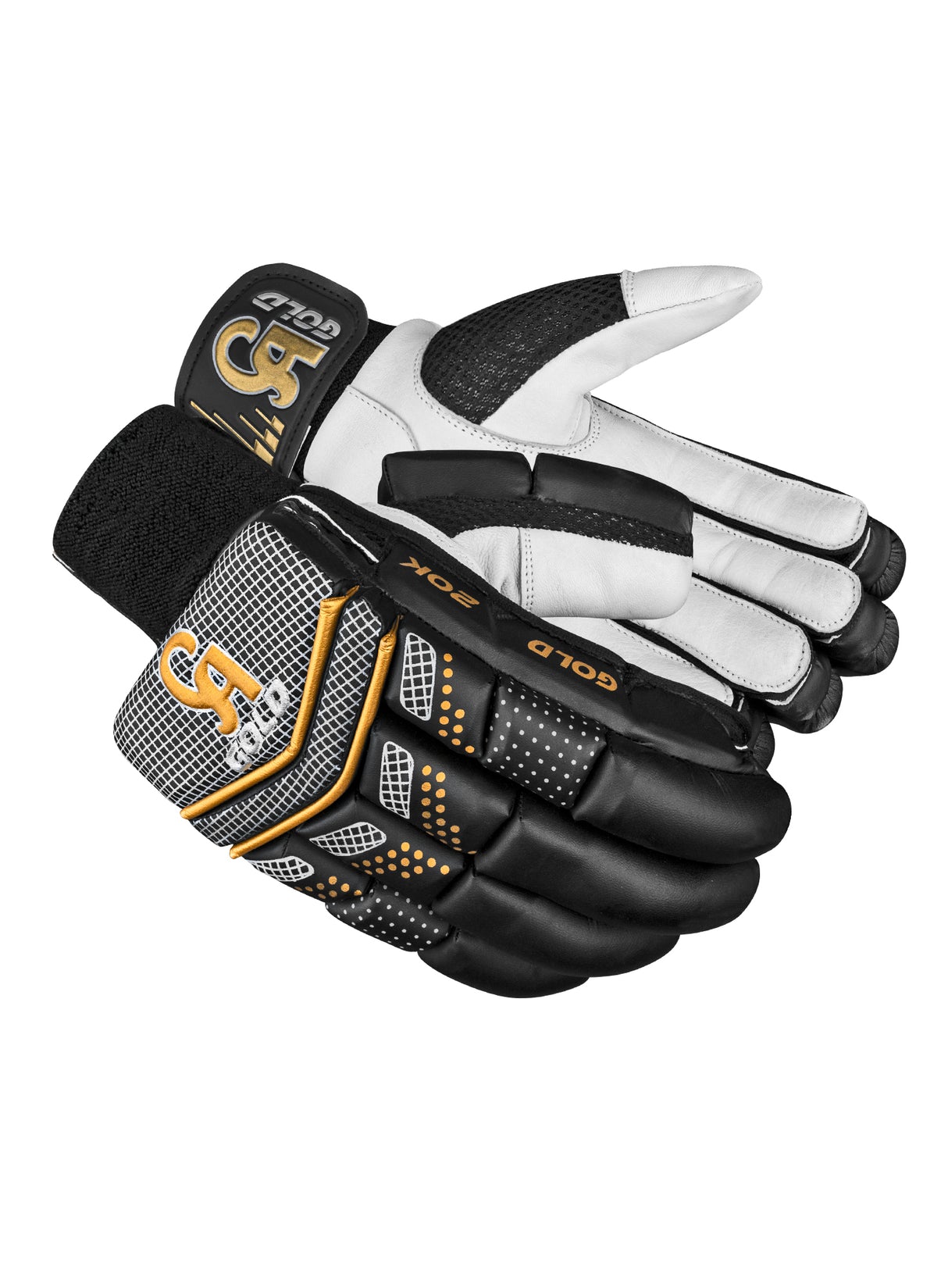 CA GOLD 20K Cricket batting gloves - Black