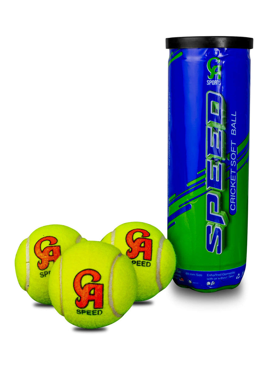 CA SPEED 10K Tape-Tennis Cricket ball- Set of 3