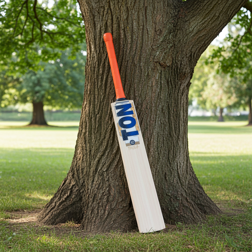 SS TON Thala Edition | Premium Grade 1 English willow Cricket Bat - 8 Grains- 1200g