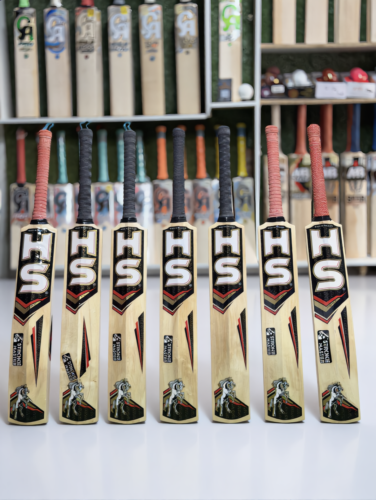 HS Stroke Master- Hard Tennis Cricket bat | Rawalakot Willow