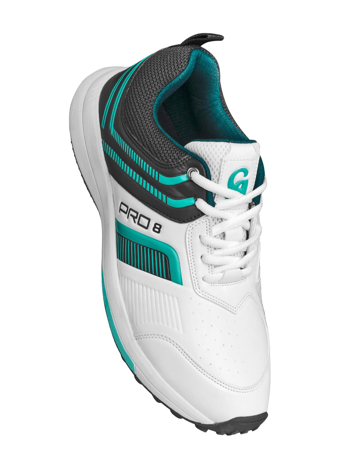 CA PRO-8 Cricket Shoes Rubber Stud \ Teal-Black- Seniors
