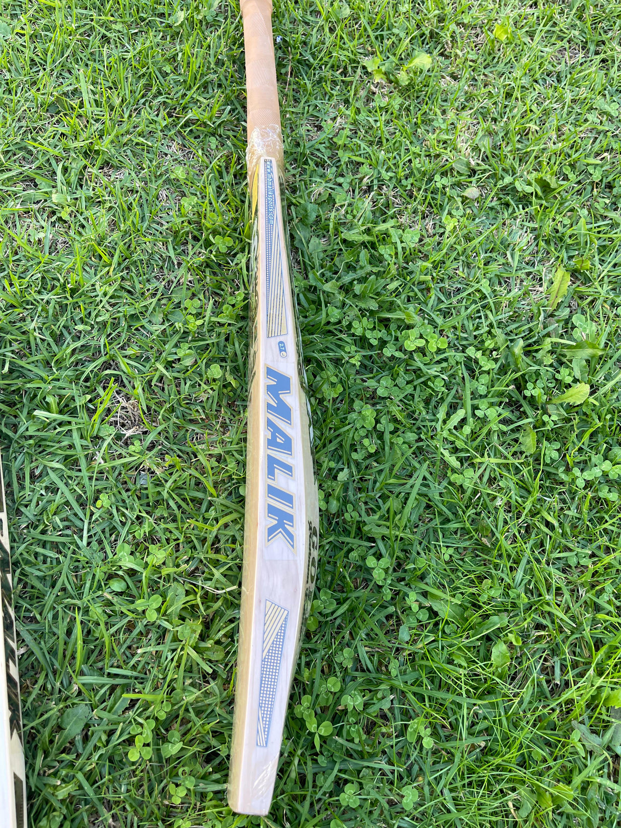 MB MALIK GOLD PLATINUM English Willow Cricket bat-9 GRAINS-1210g