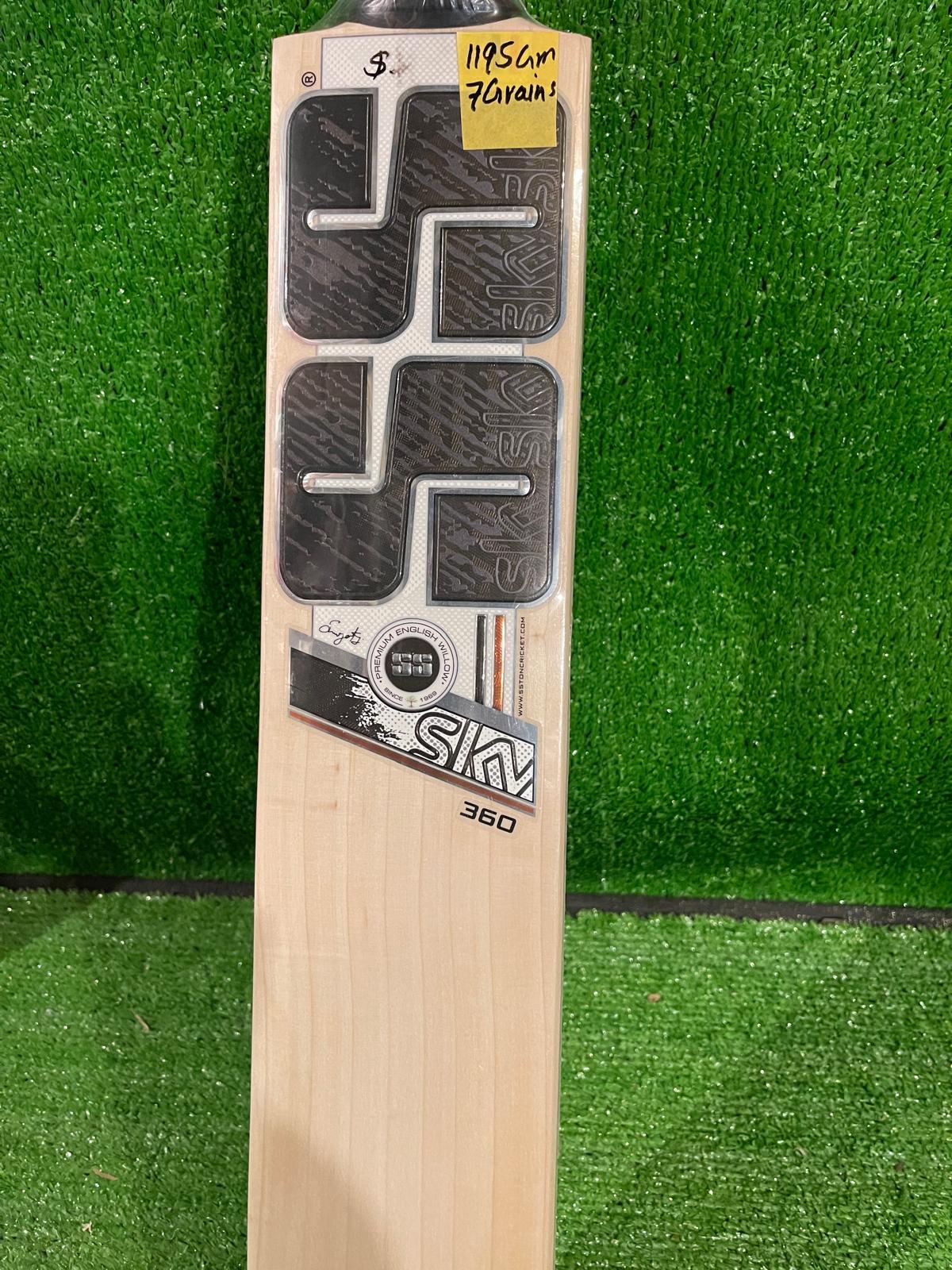 SS SKV 360 Premium English willow Cricket Bat - 7 Grains - 1195g