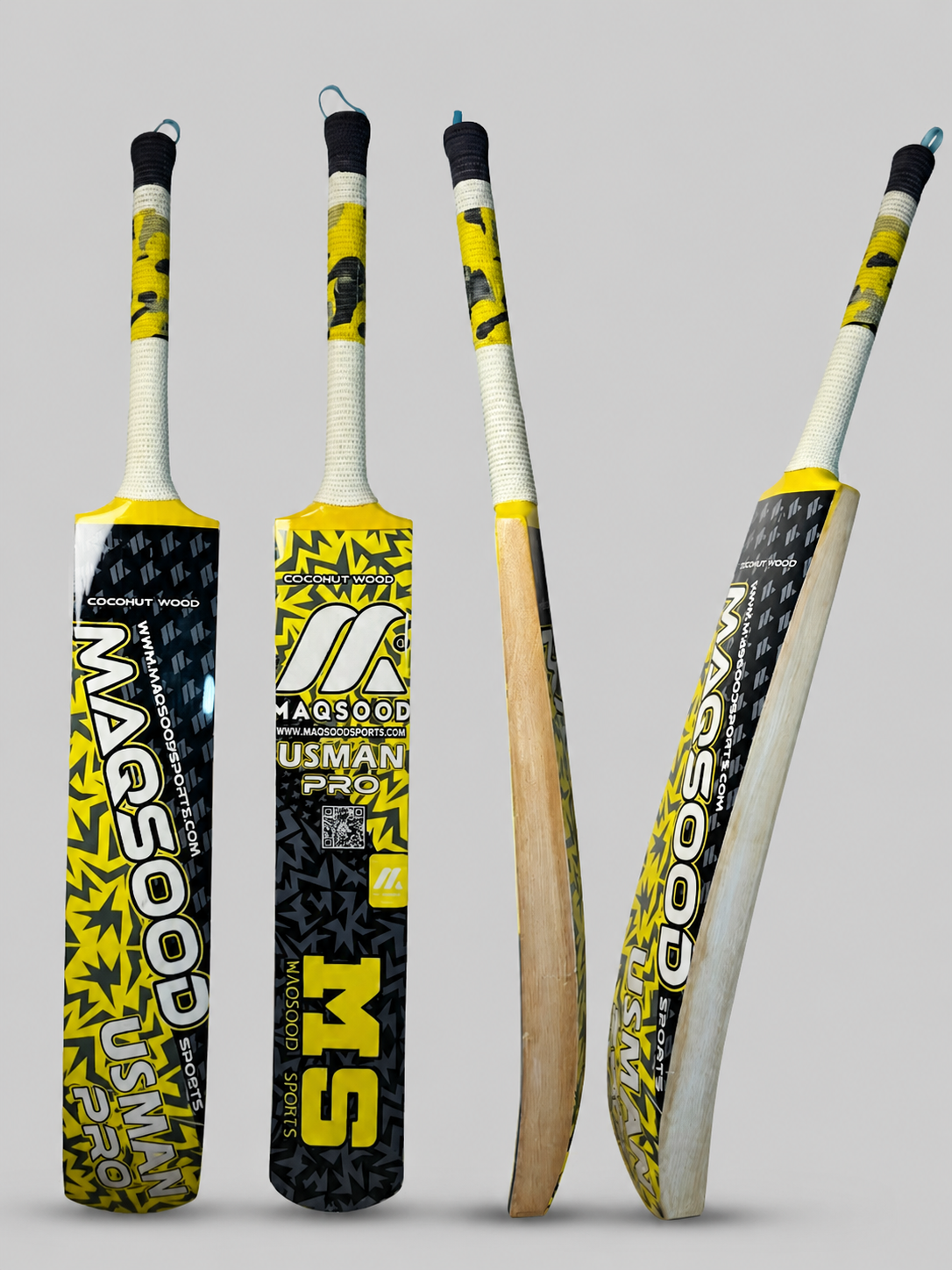 Usman Pro Tape Ball / Soft Tennis Cricket Bat | Coconut Willow